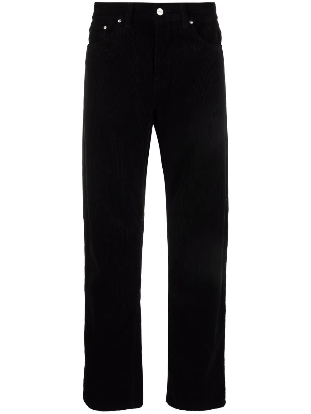 corduroy straight-leg trousers - 1