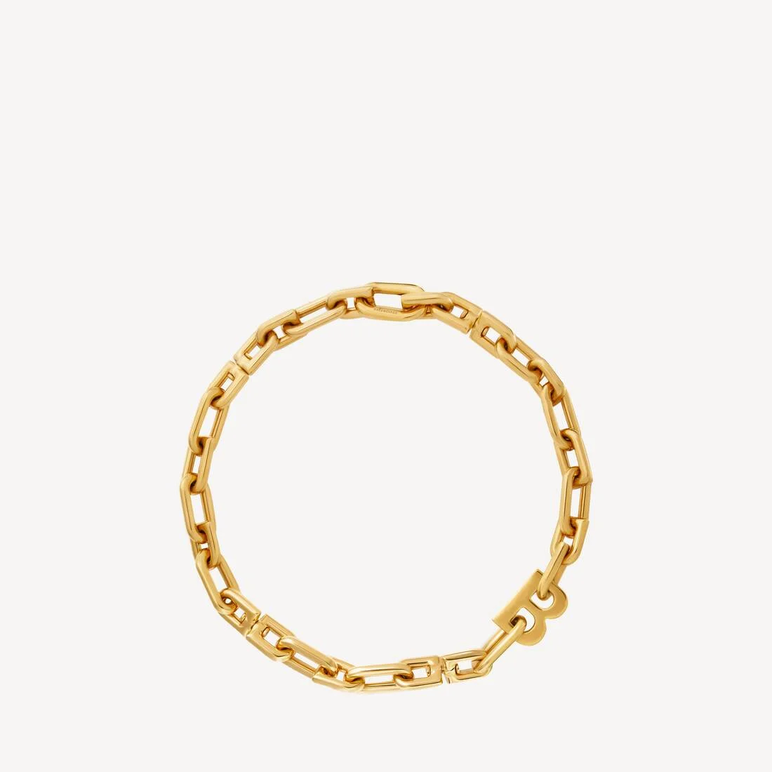 b chain thin necklace - 1