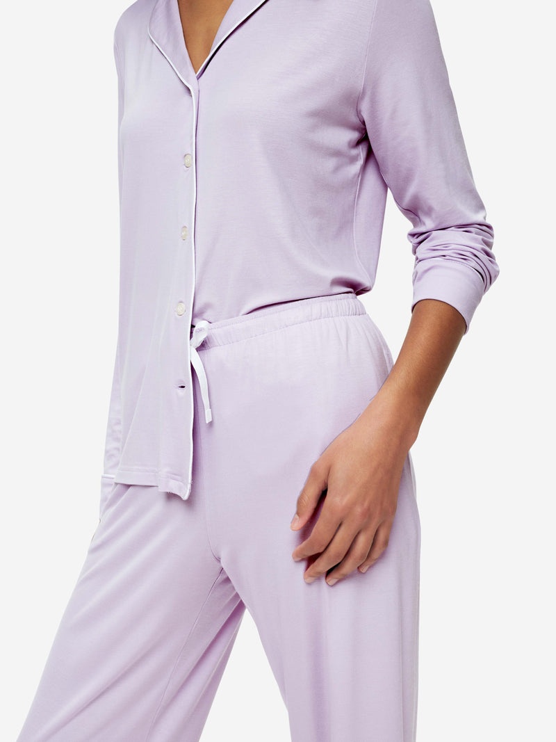 Women's Pyjamas Lara Micro Modal Stretch Lilac - 7