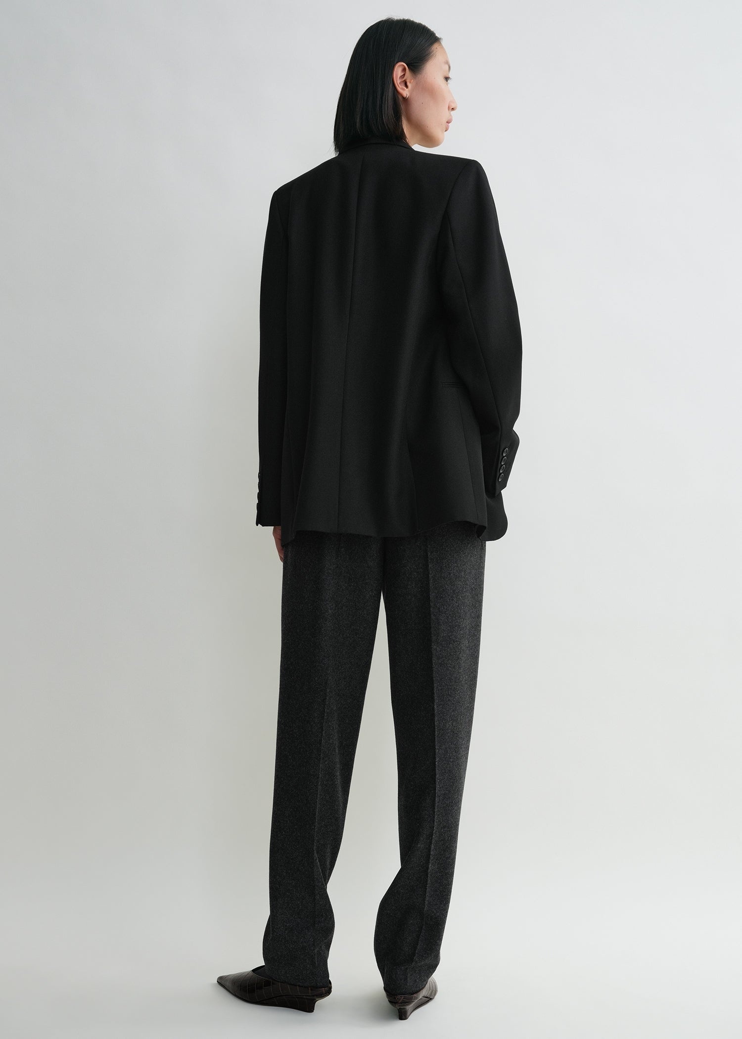 Tailored suit jacket black - 4