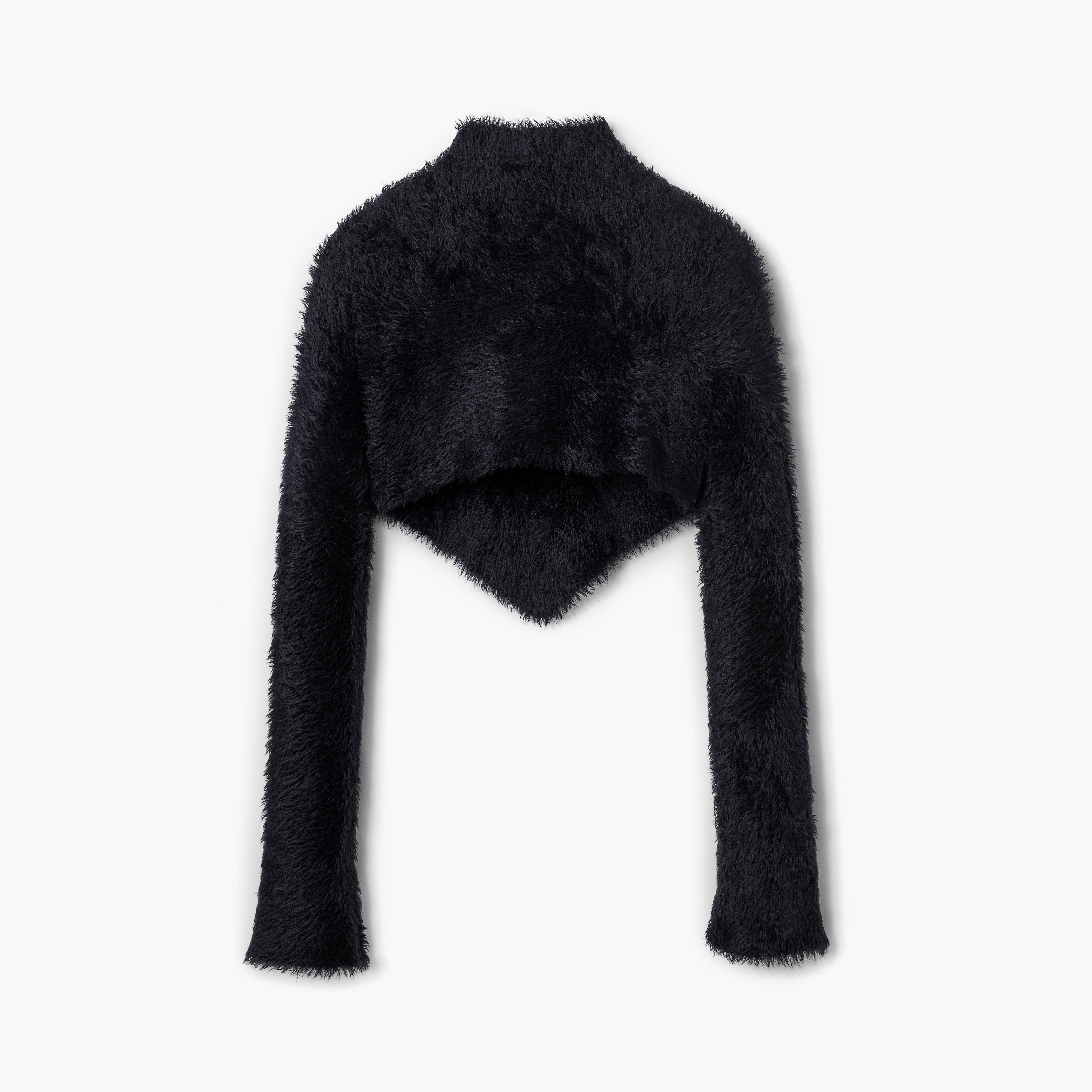 HAIRY GRUNGE POINTED SWEATER - 5