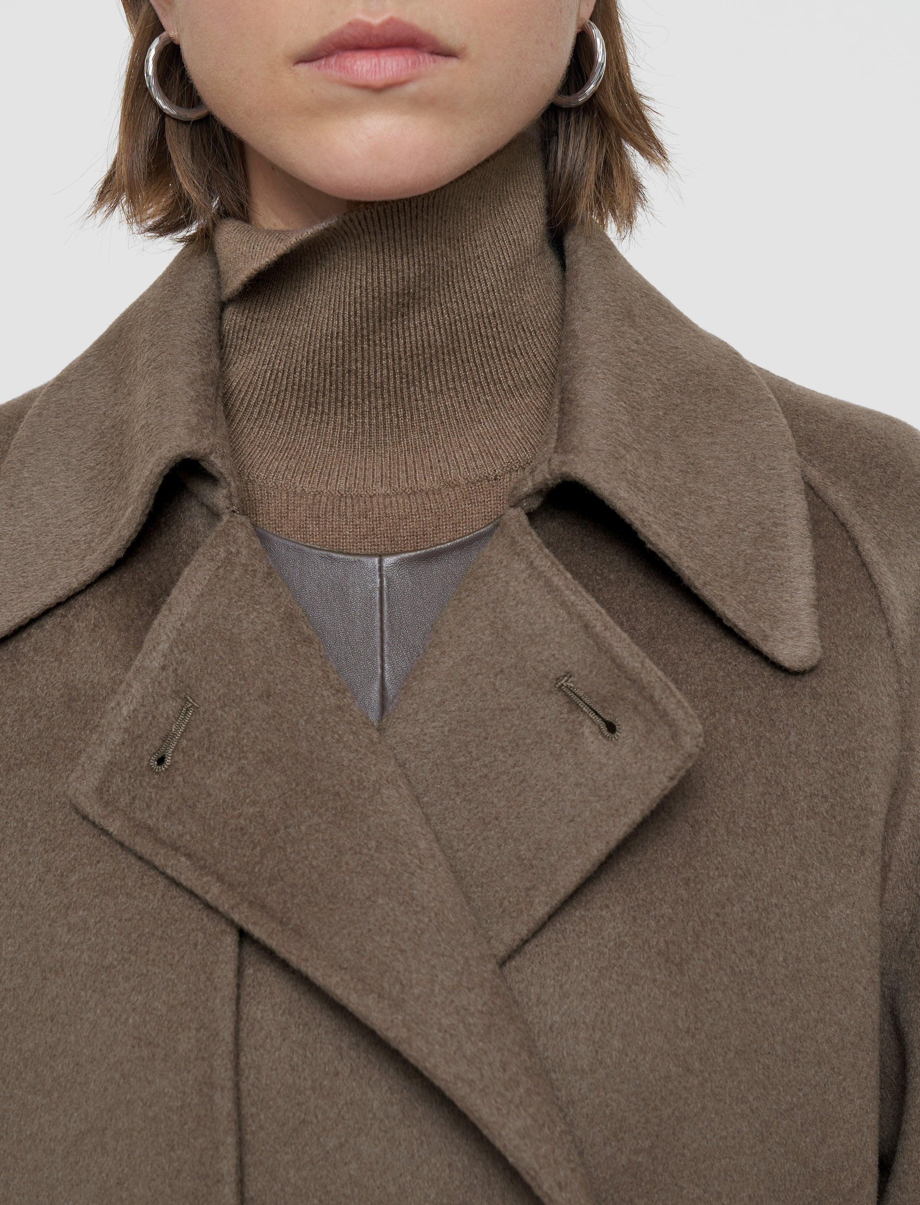 Marne Double Face Cashmere Coat - 4
