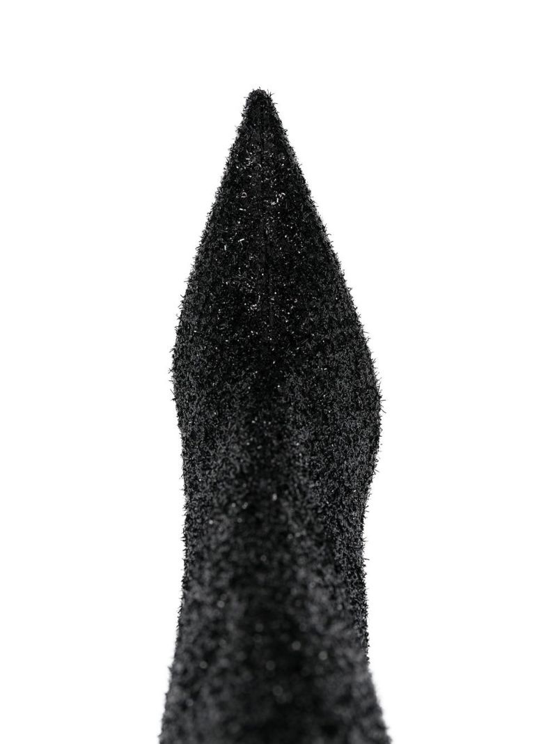 110mm sequin knee-high boots - 4