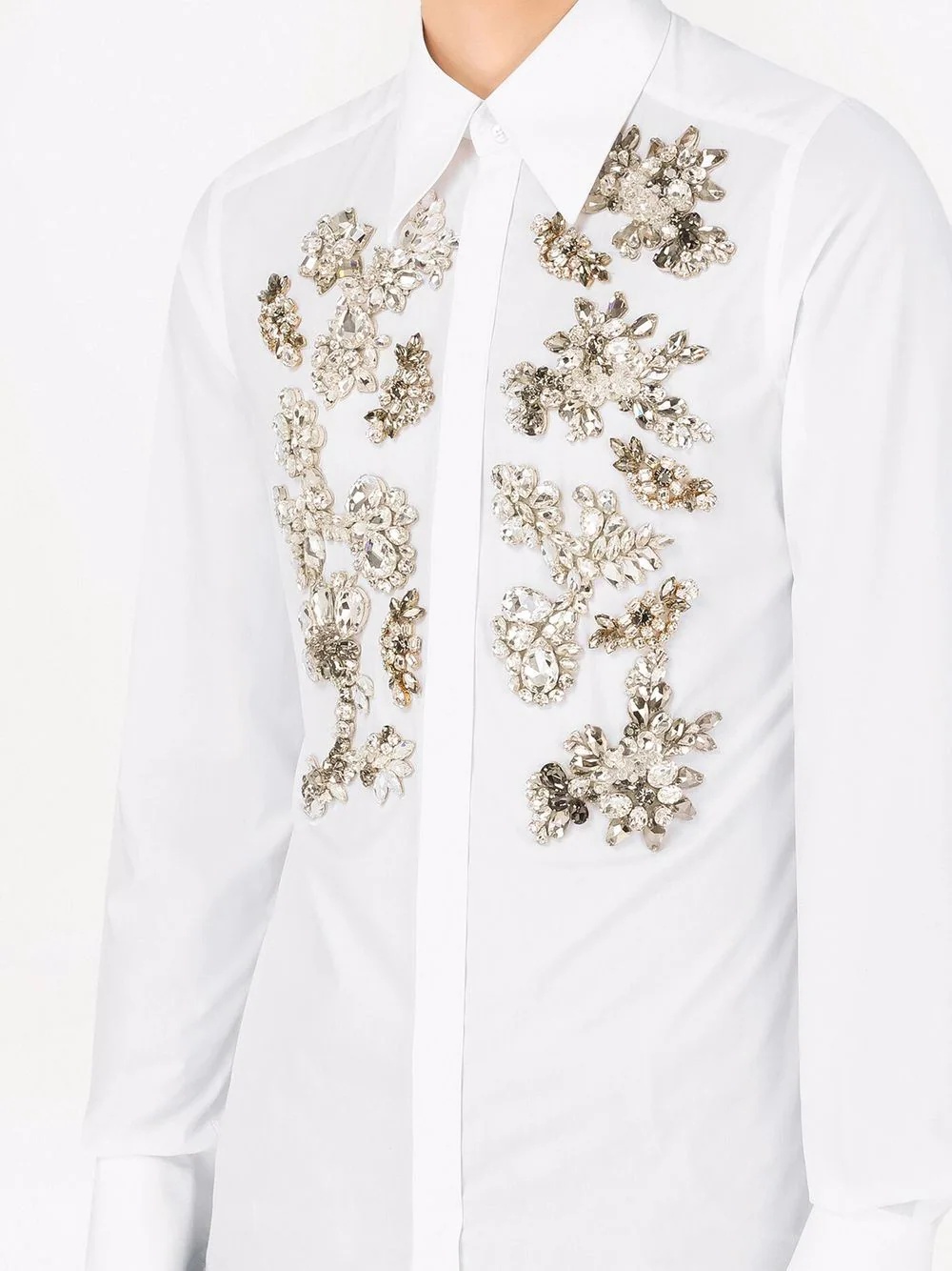 crystal-embellished long-sleeve shirt - 5