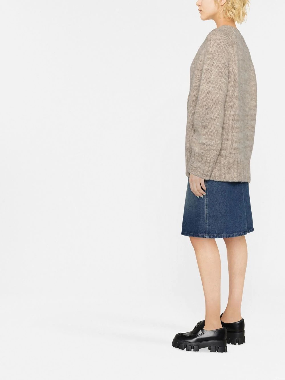 chunky-knit oversize cardigan - 3