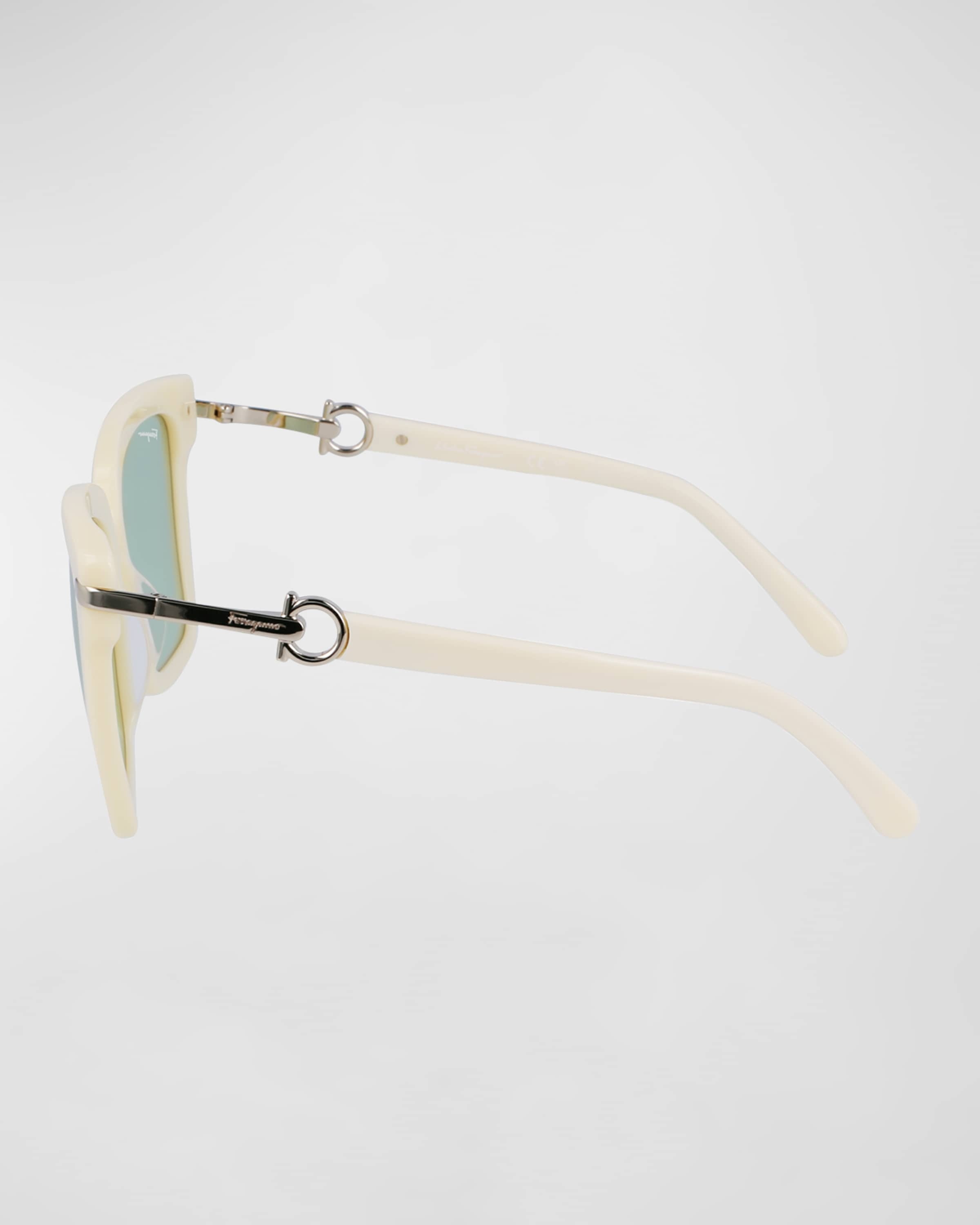 Gancini Square Acetate Sunglasses - 4
