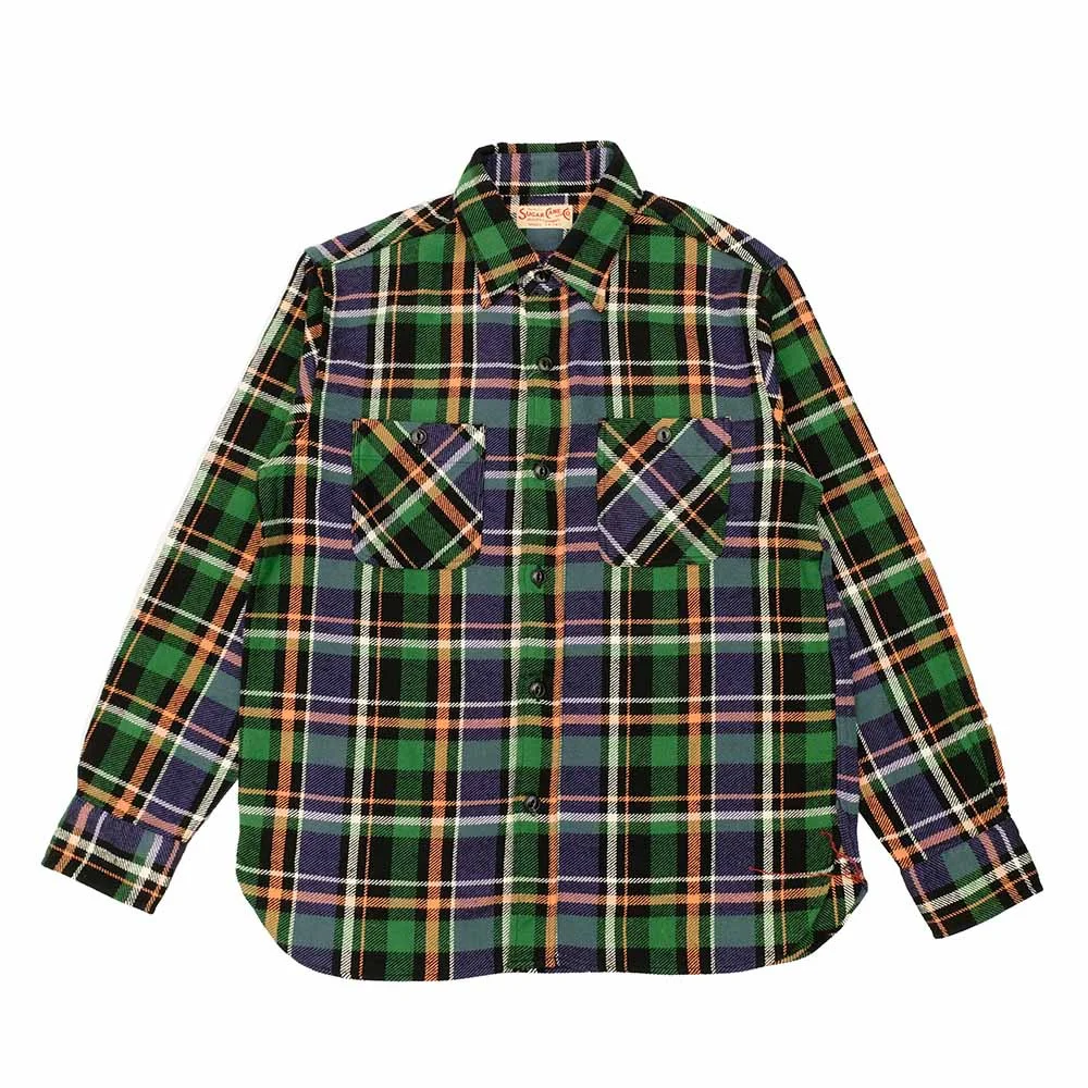 TWILL PLAID WORK SHIRT - SC29566 - 1