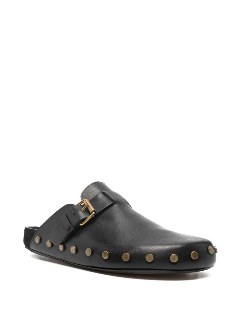 Isabel Marant Mirvin buckled studded mules outlook