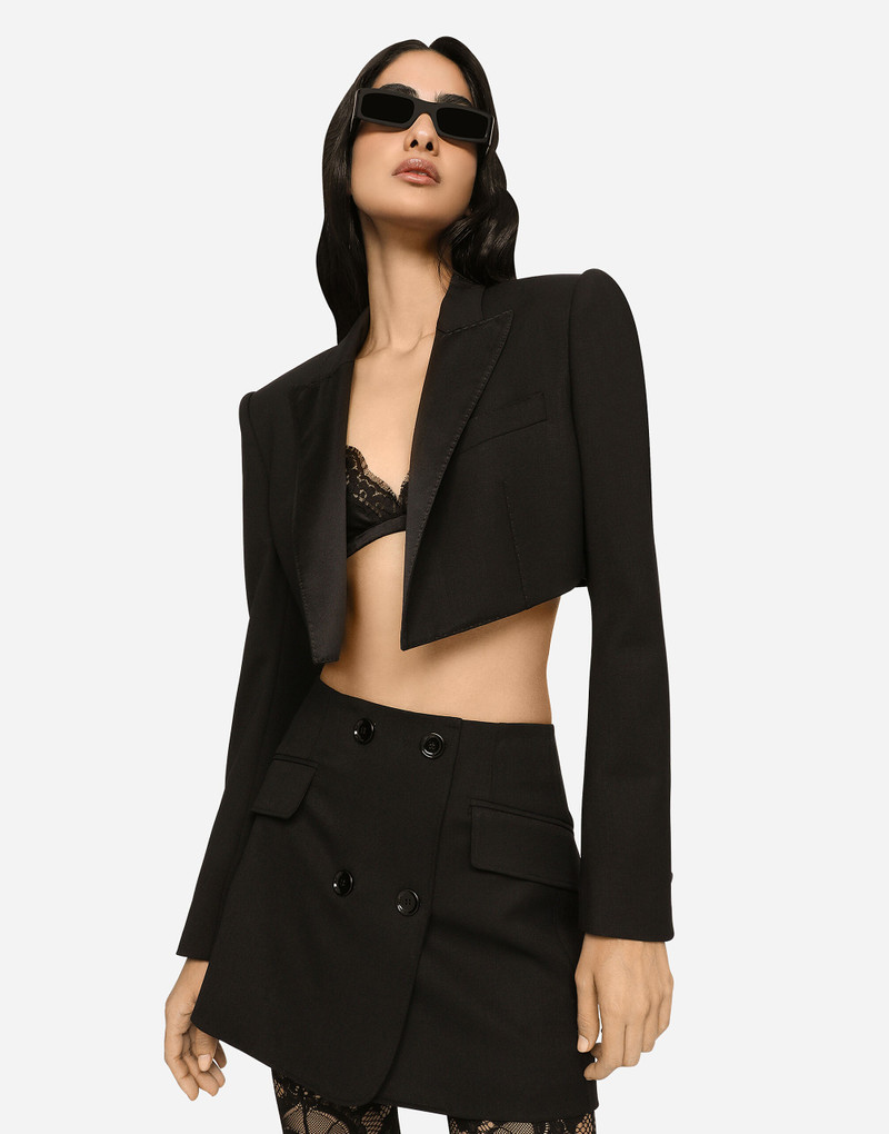 Twill mini wrap skirt 4