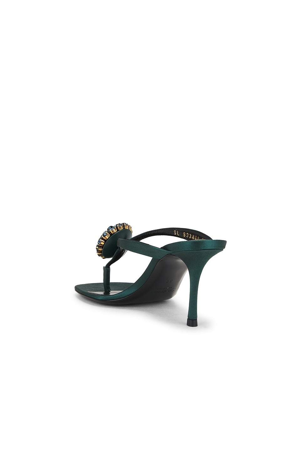 SAINT LAURENT BRIDGET サンダル Saint Laurent Bridget Sandal in Dark Chocolate | FWRD