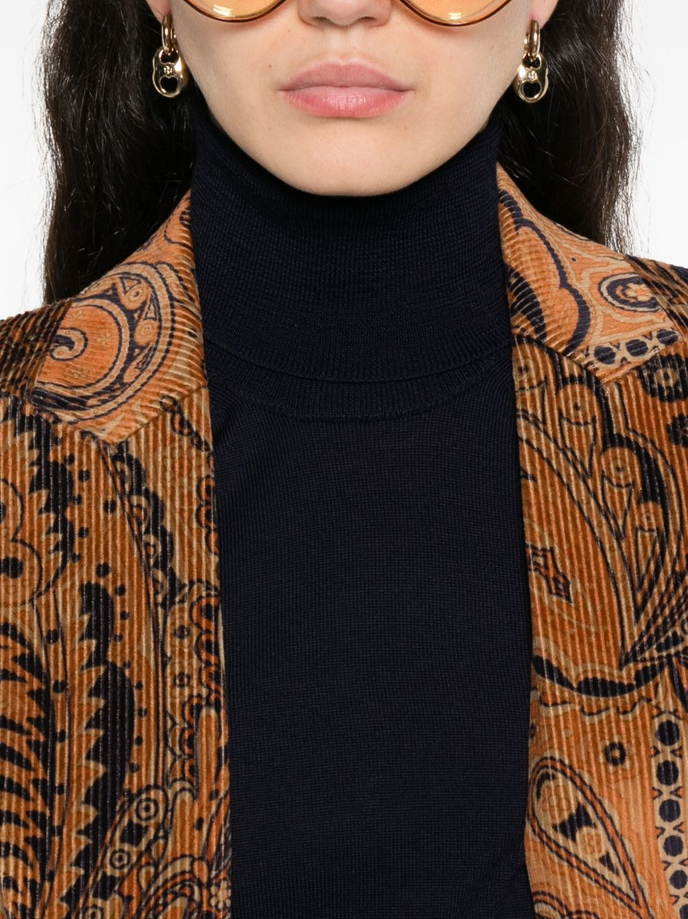 embroidered-logo sweater - 5