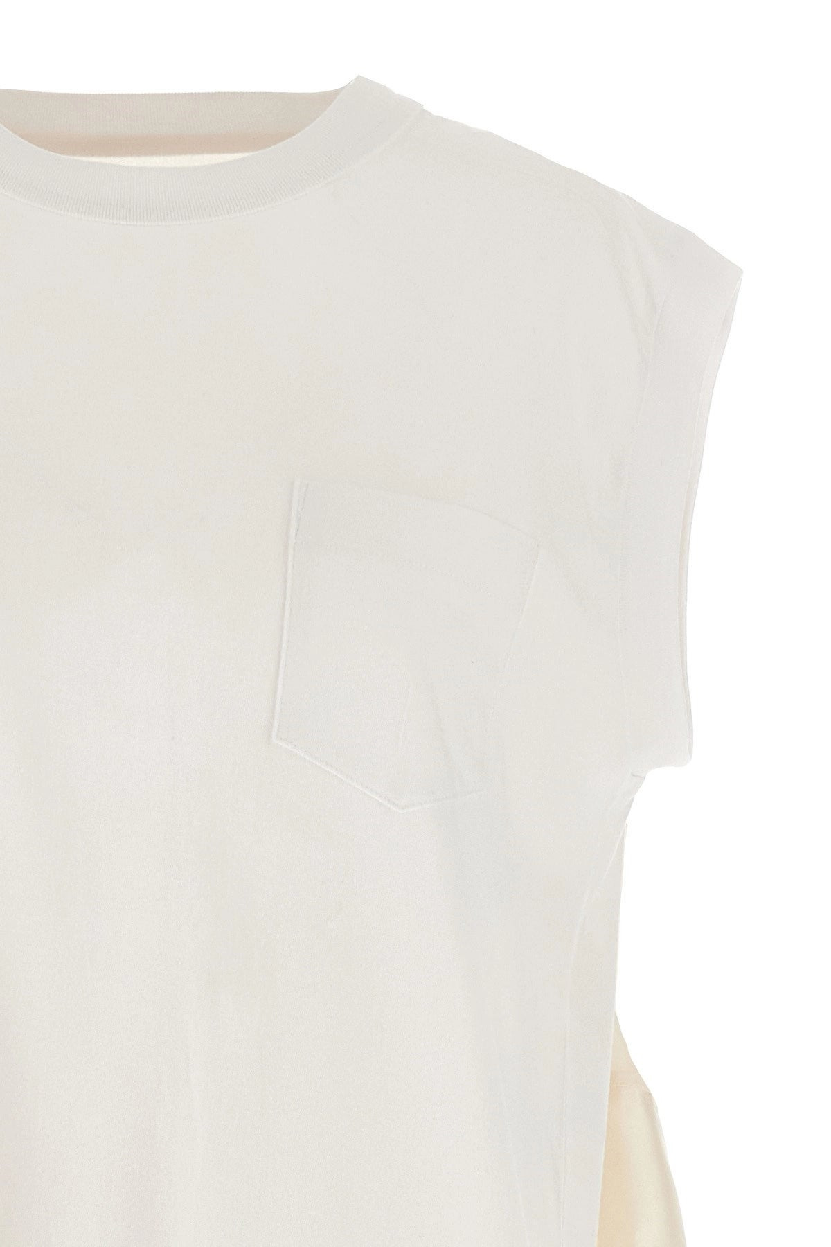 Sacai Women Pleated T-Shirt - 3