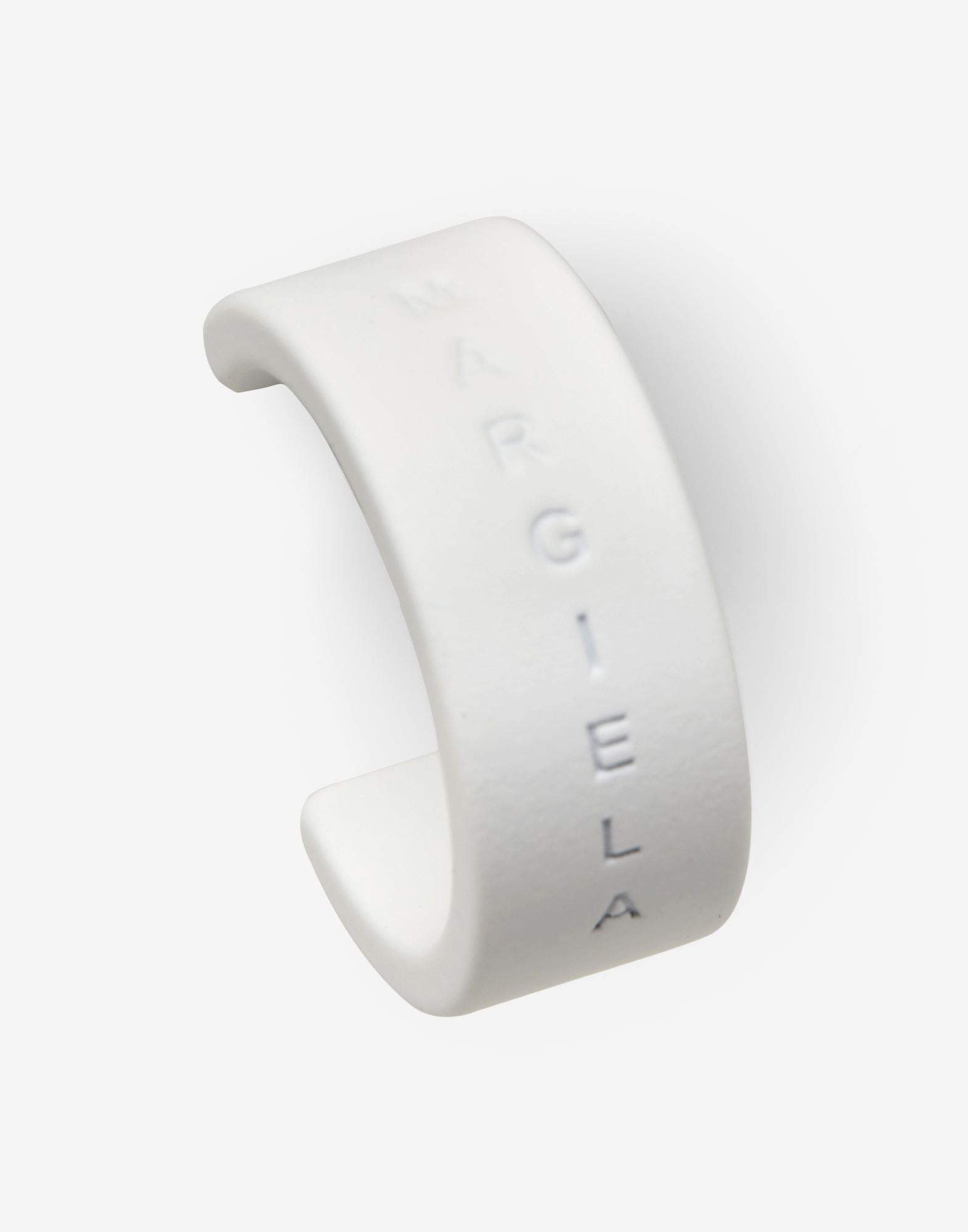 Minimal logo hoop earrings 3