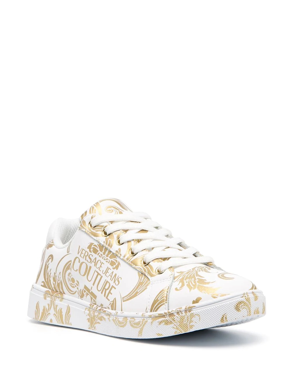 metallic baroque sneakers - 2