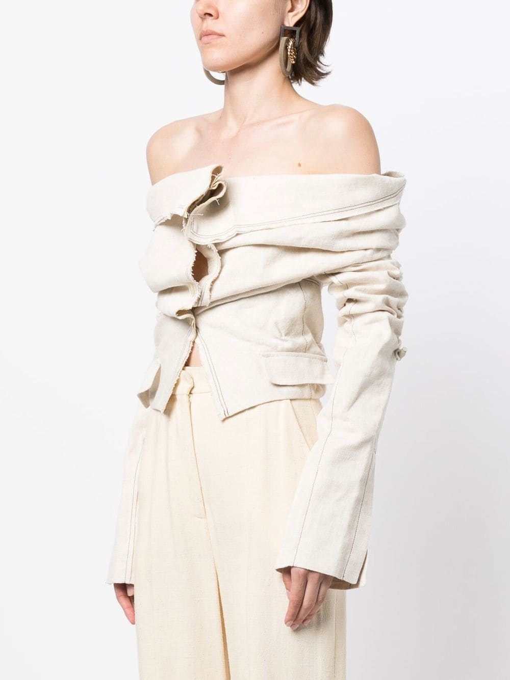 Camargue scrunched blouse - 3