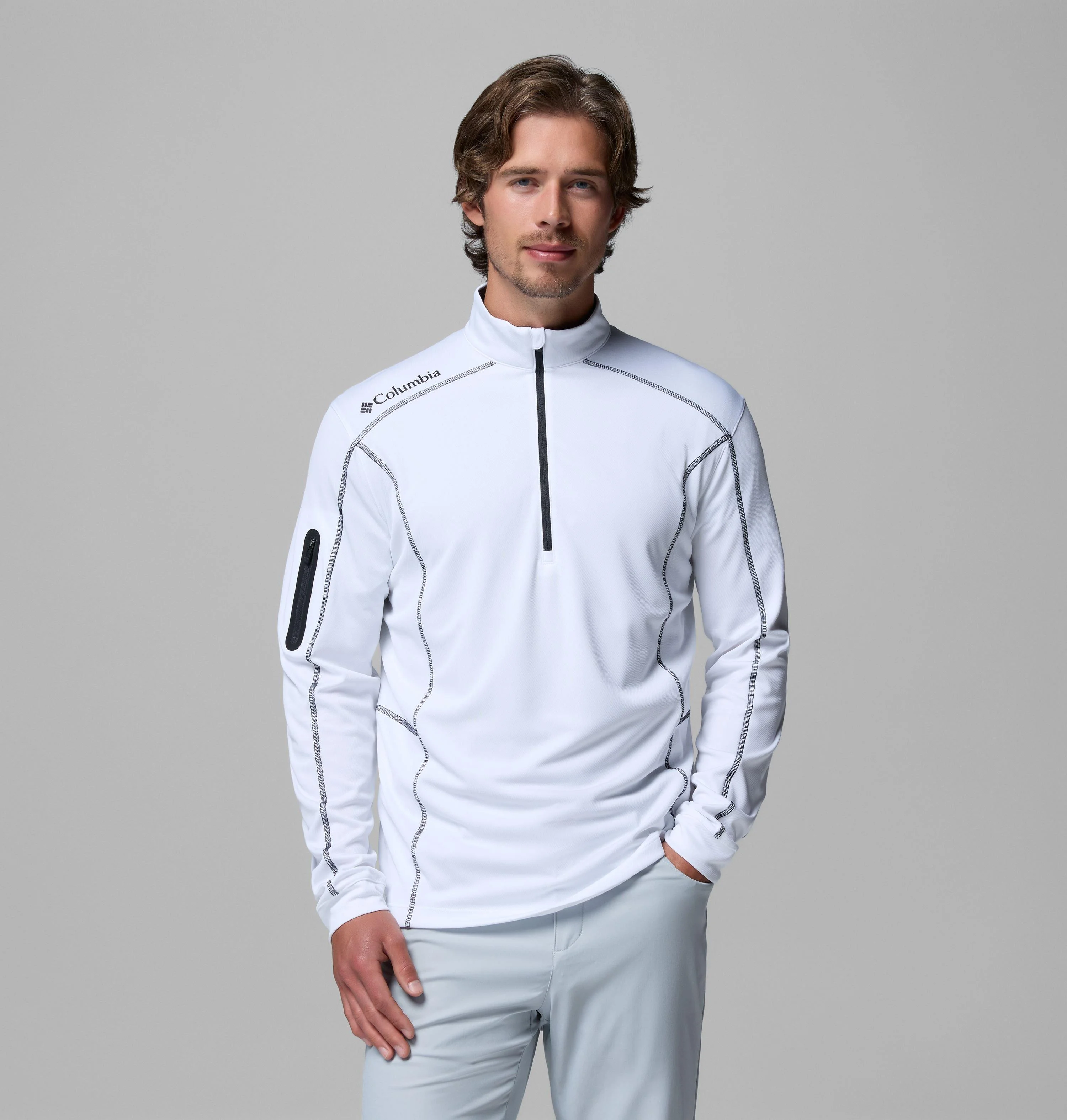 Men's Shotgun Quarter Zip Golf Pullover - 1