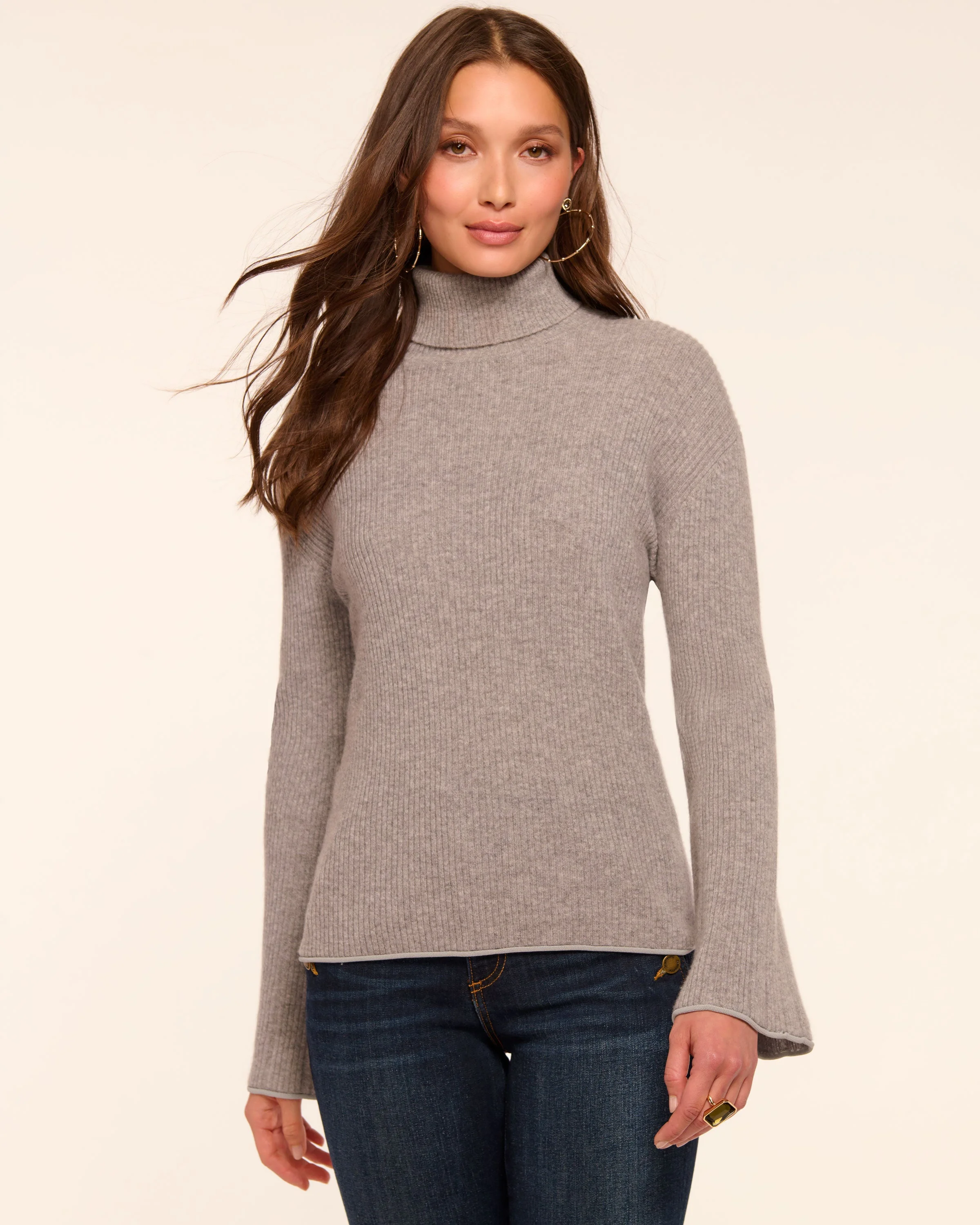Christina Cashmere Turtleneck Sweater - 1