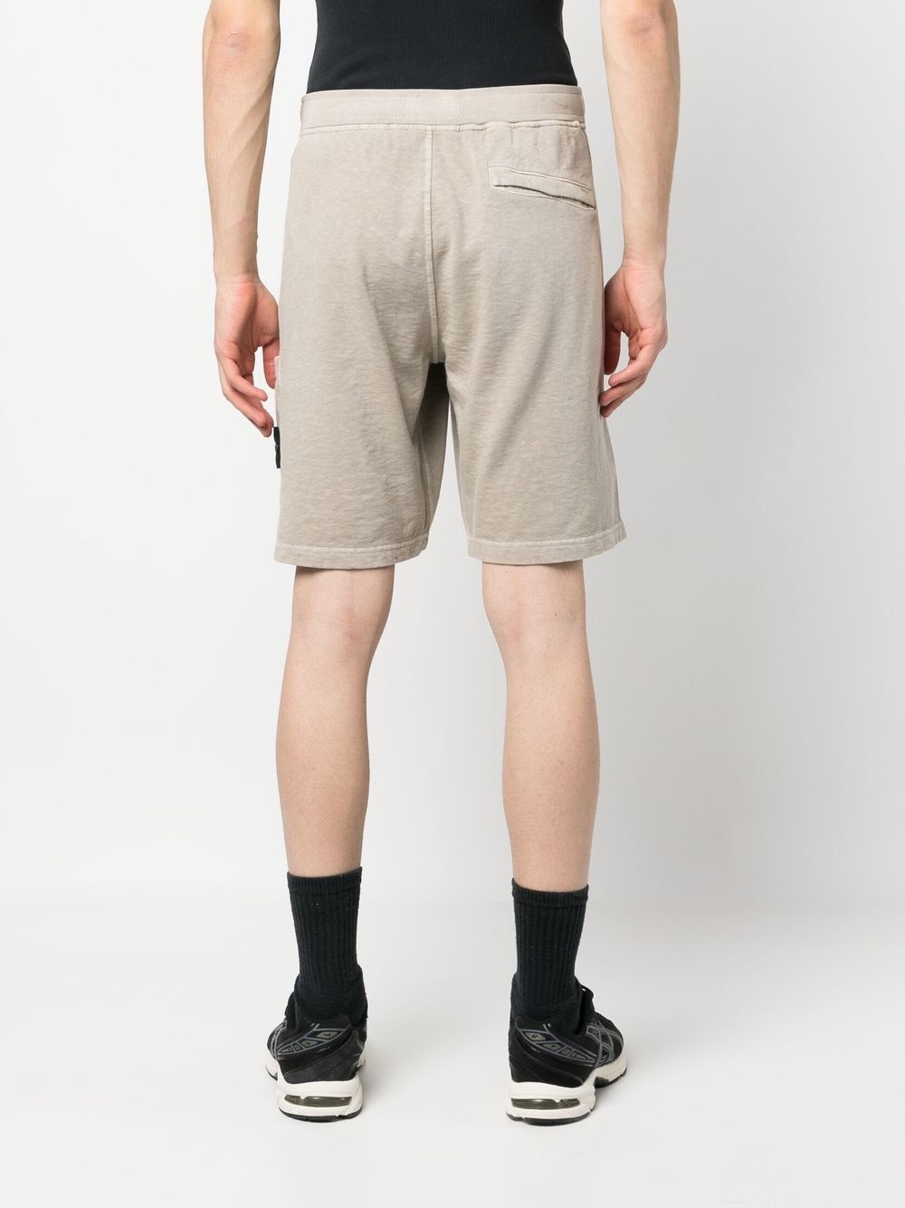 Compass-motif cotton shorts - 4