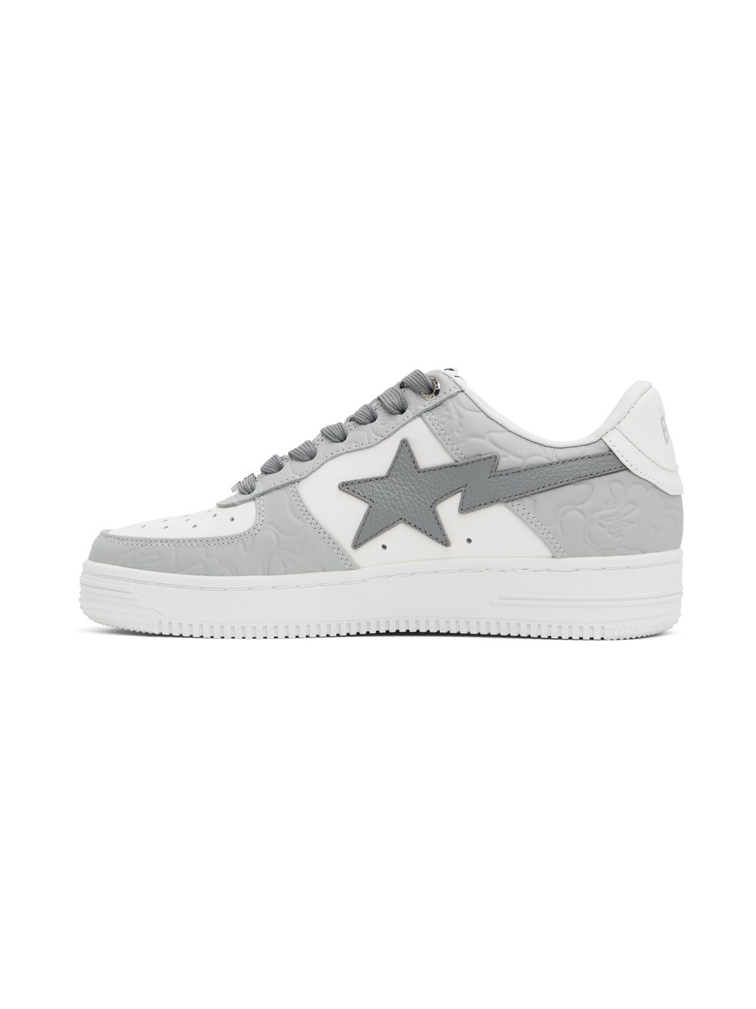 Gray & White STA #4 Sneakers - 3