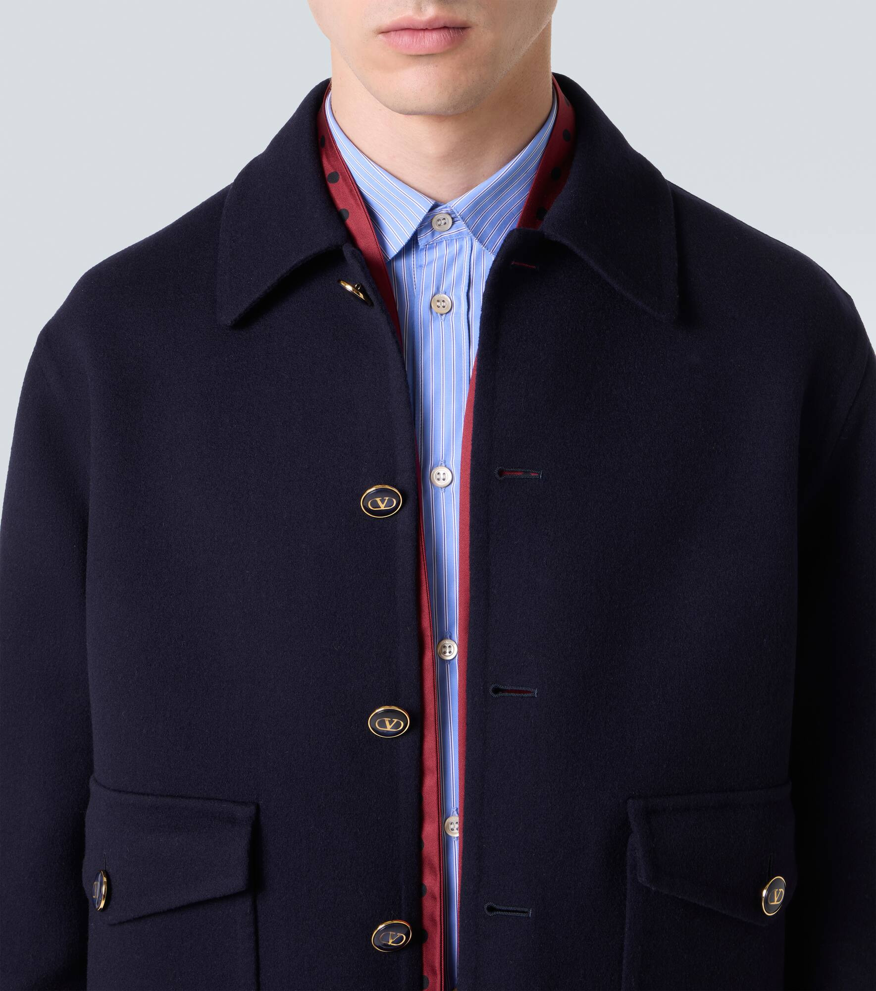 Wool and cashmere jacket - 6