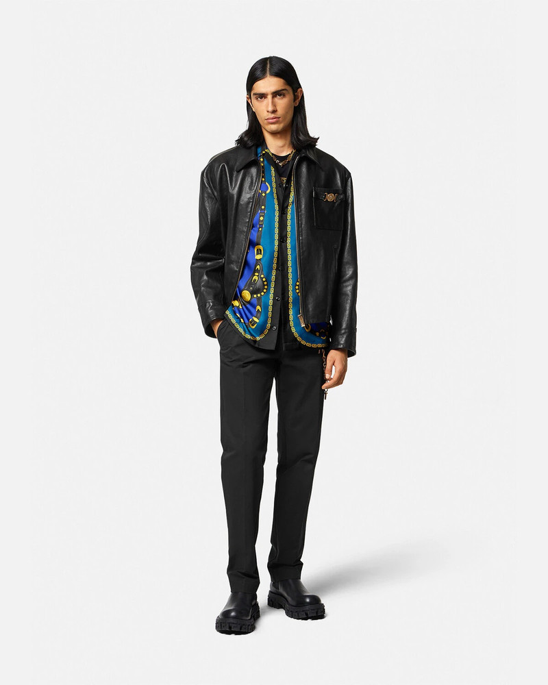VERSACE Medusa Saddle Silk Shirt outlook