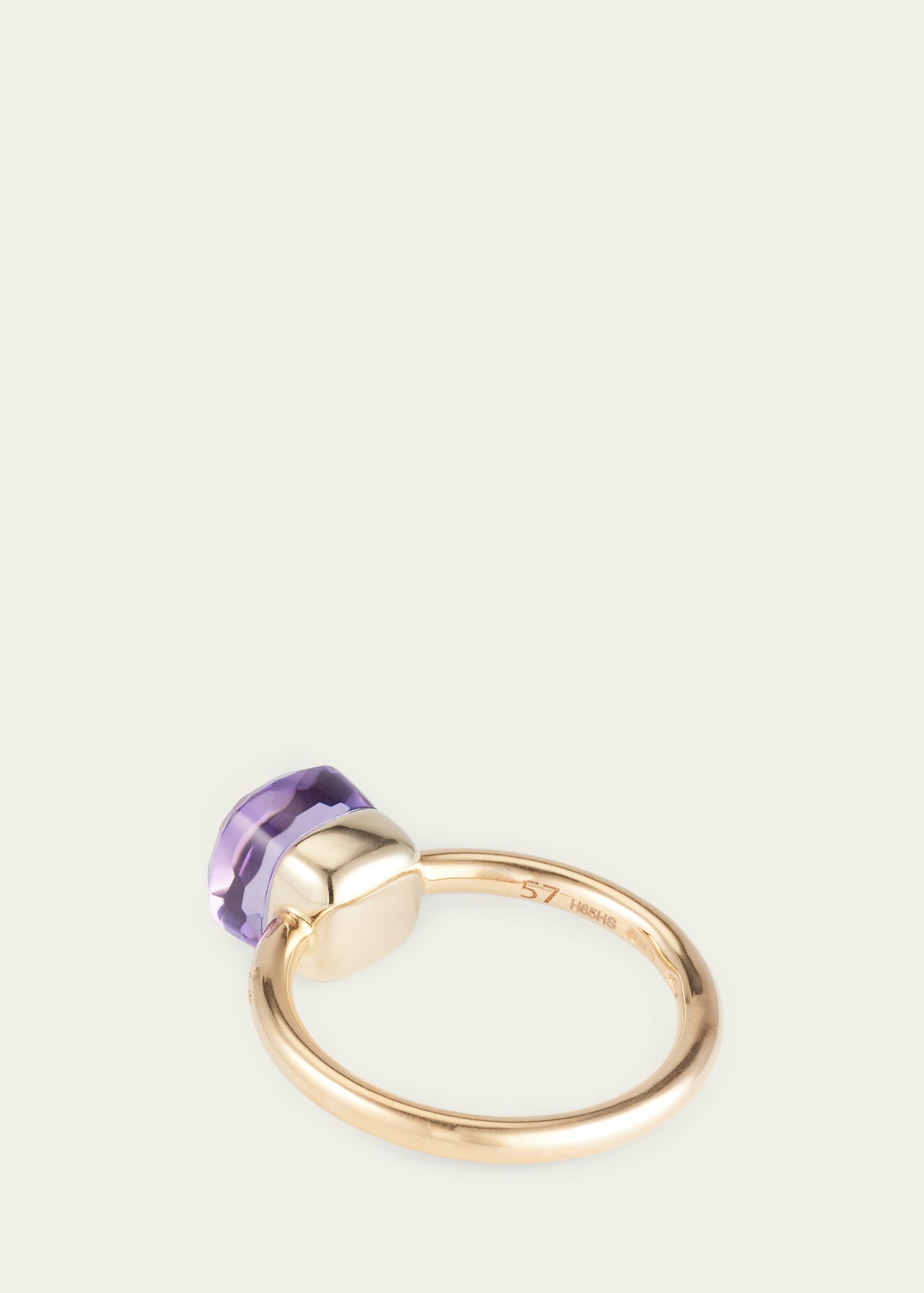 18K Rose Gold Nudo Petit Amethyst Ring - 4