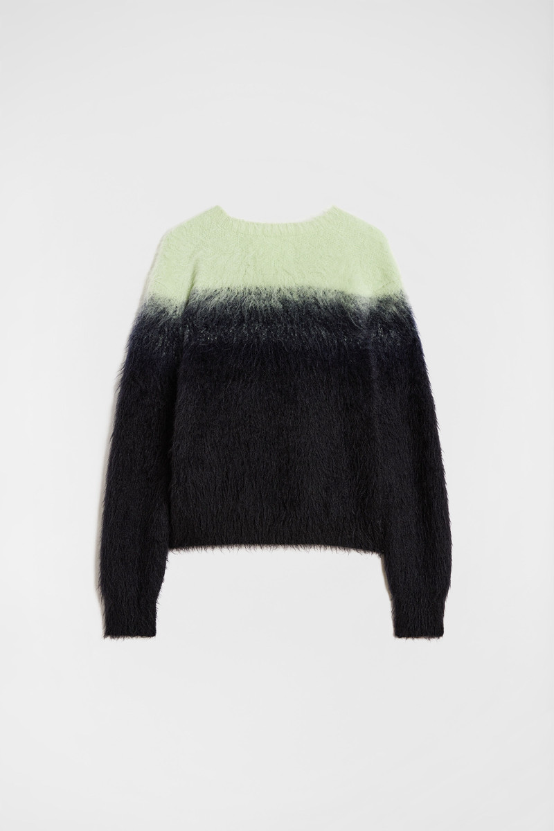 Mohair Jacquard Crew-Neck Sweater 3