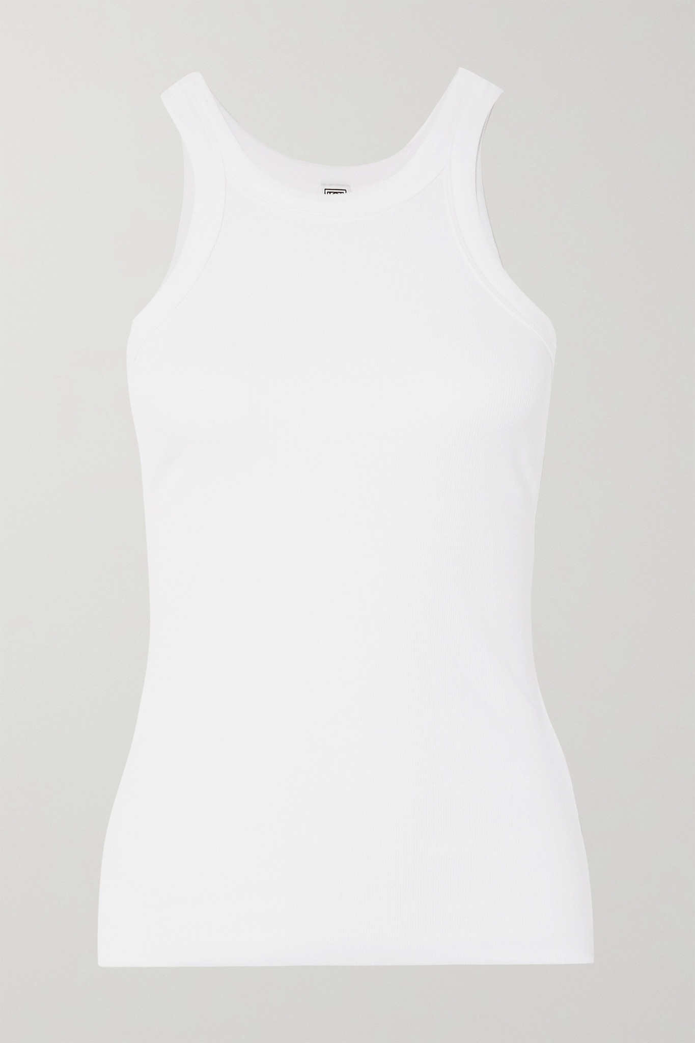 Espera ribbed organic cotton-blend jersey tank - 1