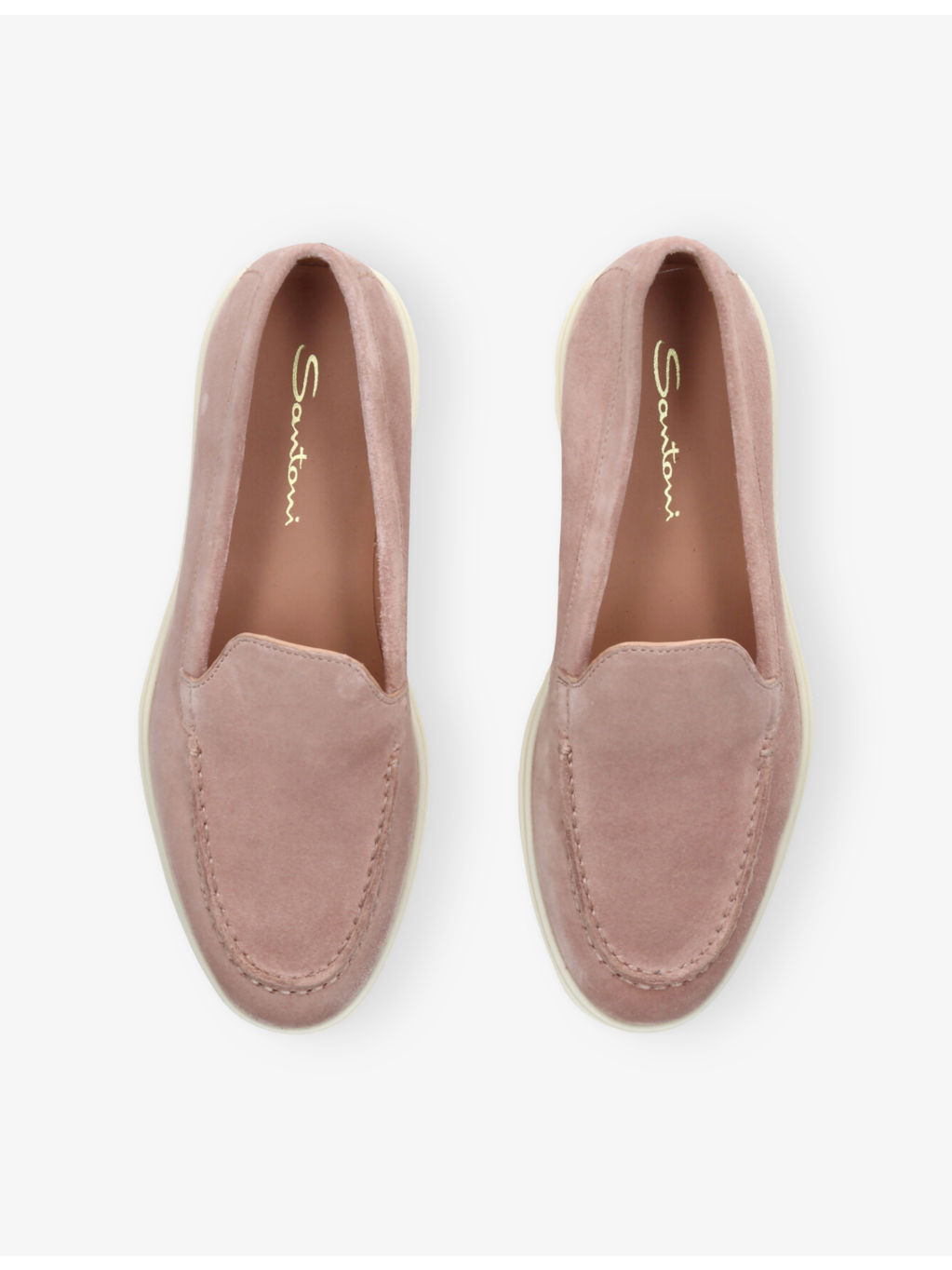 Almond-Toe Suede Loafers - 2