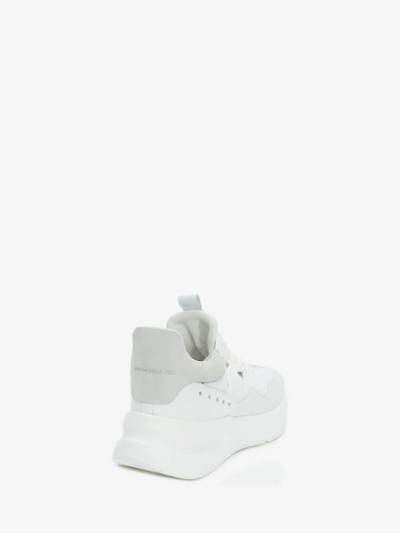 Alexander McQueen Oversized Runner in White outlook