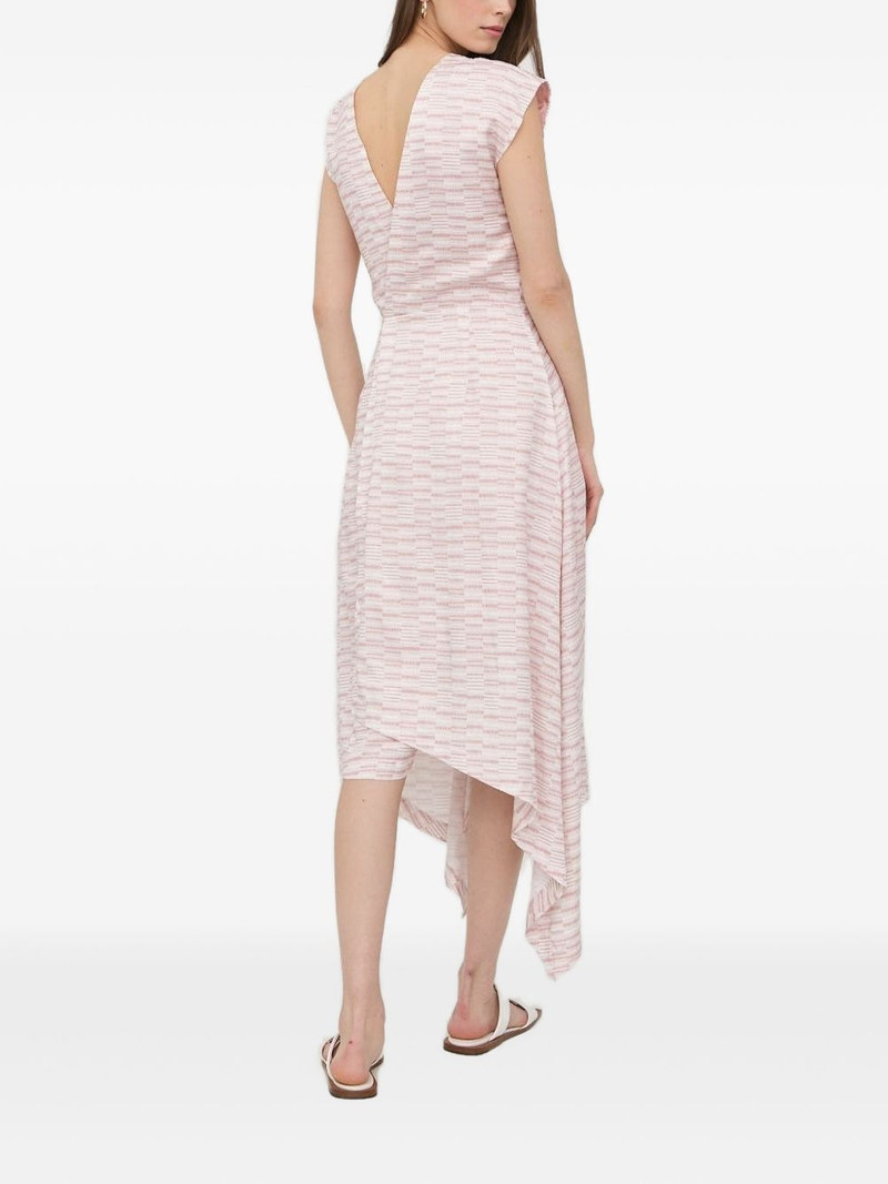 TIGER OF SWEDEN geometric-pattern asymmetric-hem dress outlook