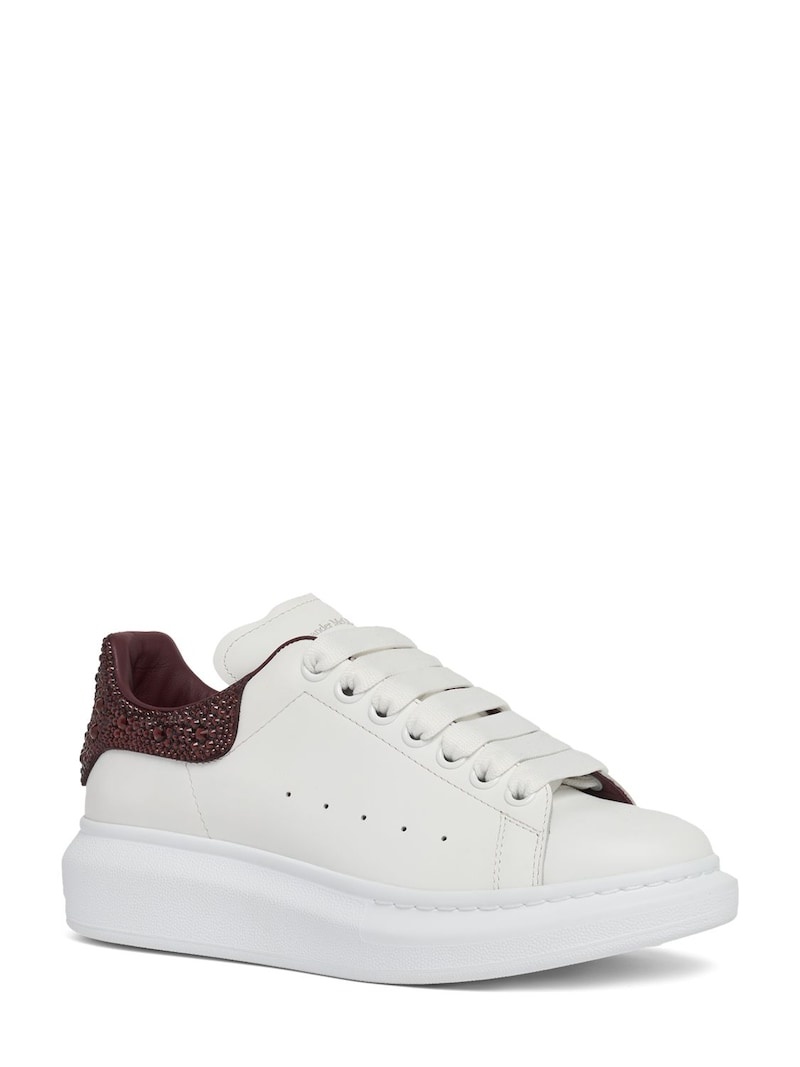 45mm Embellished leather sneakers - 4