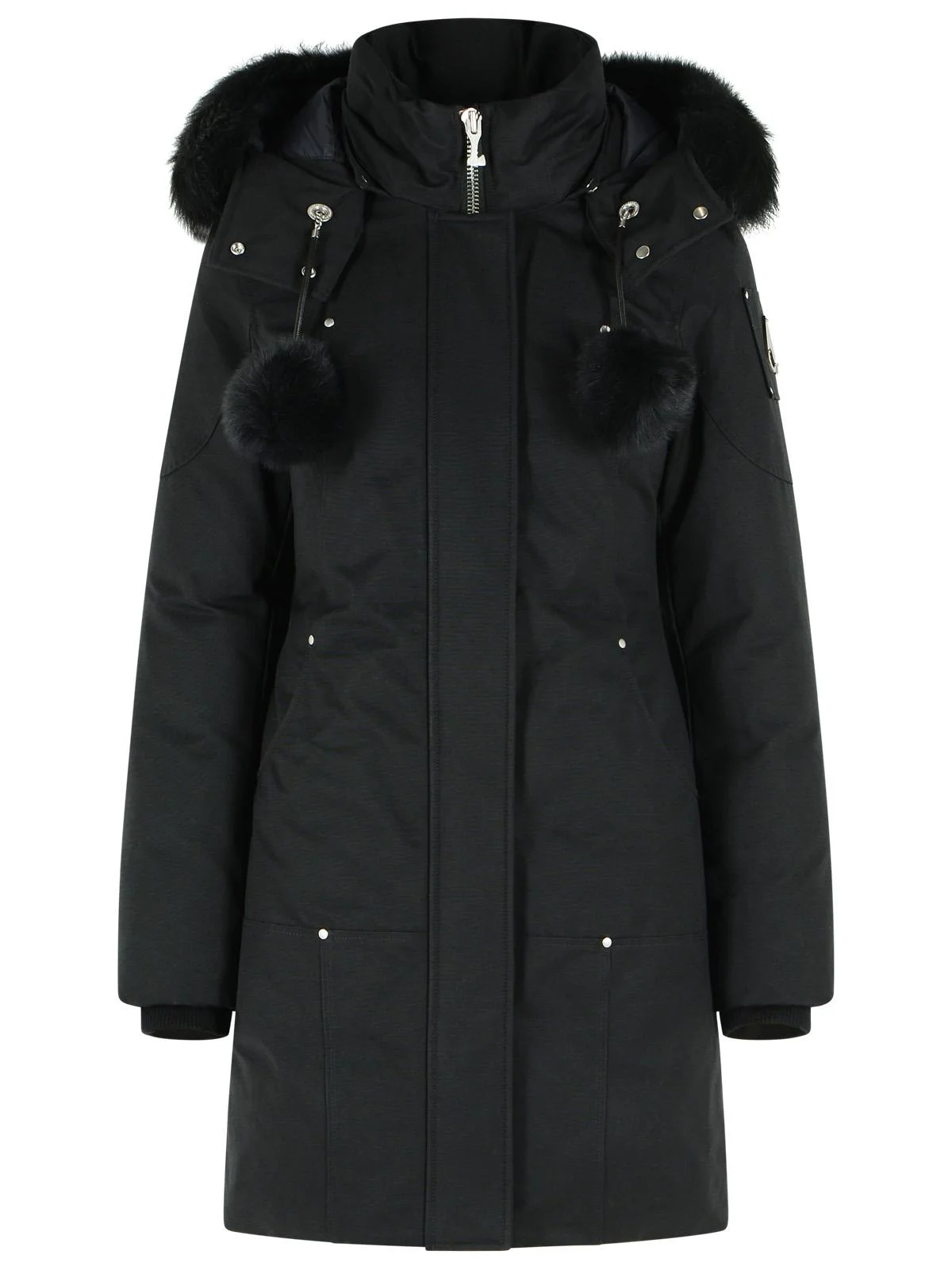 Moose Knuckles 'Stirling Original' Black Cotton Blend Parka Women - 1