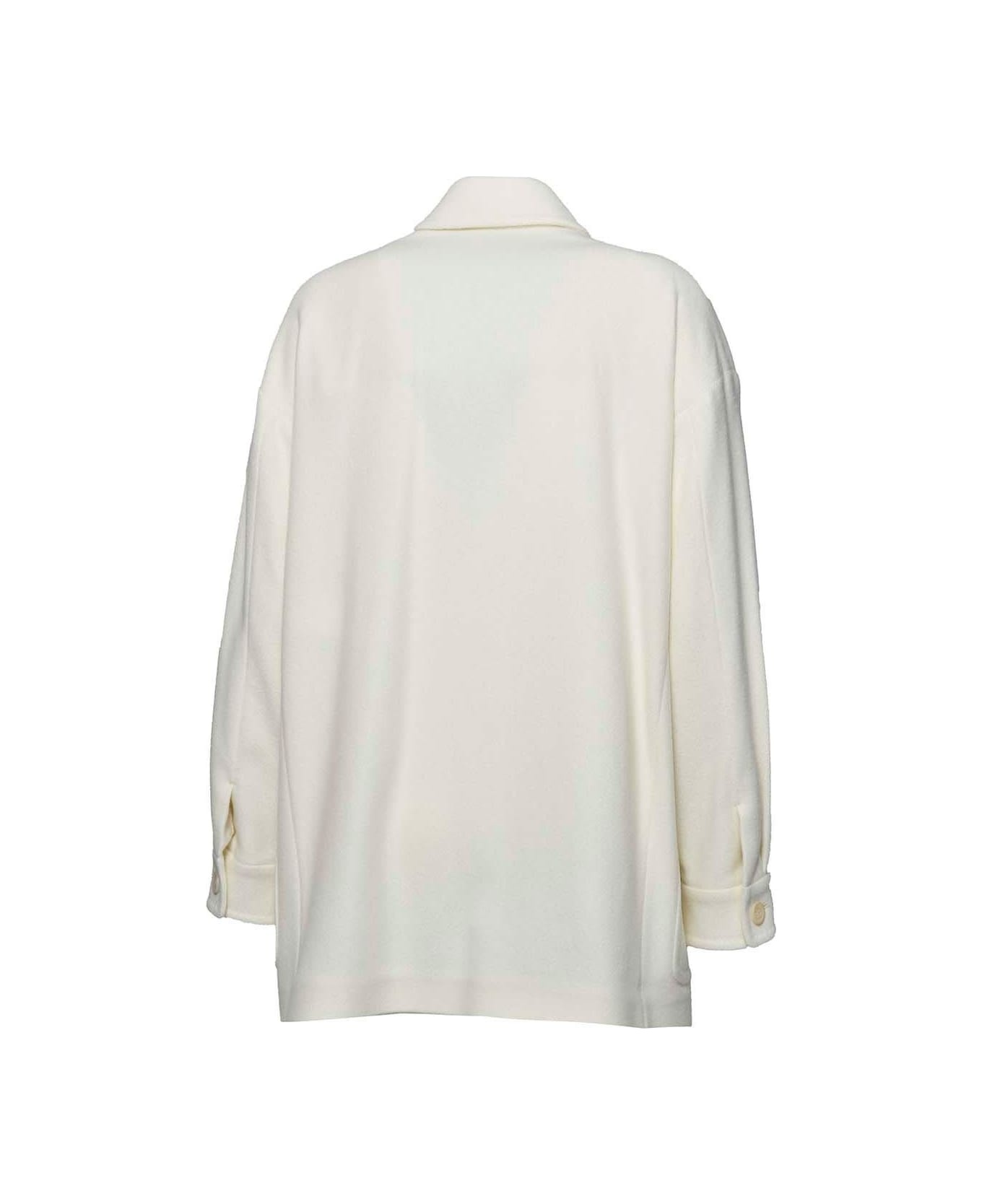 Single-breasted Straight Hem Coat - 2