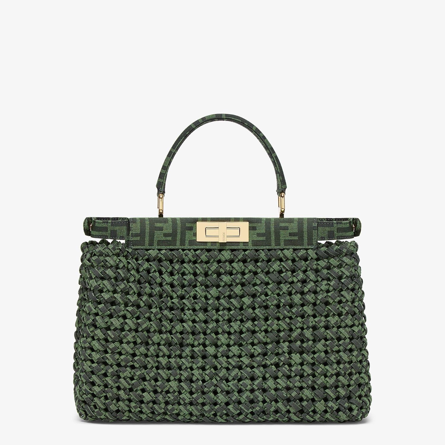 Jacquard fabric interlace bag - 3