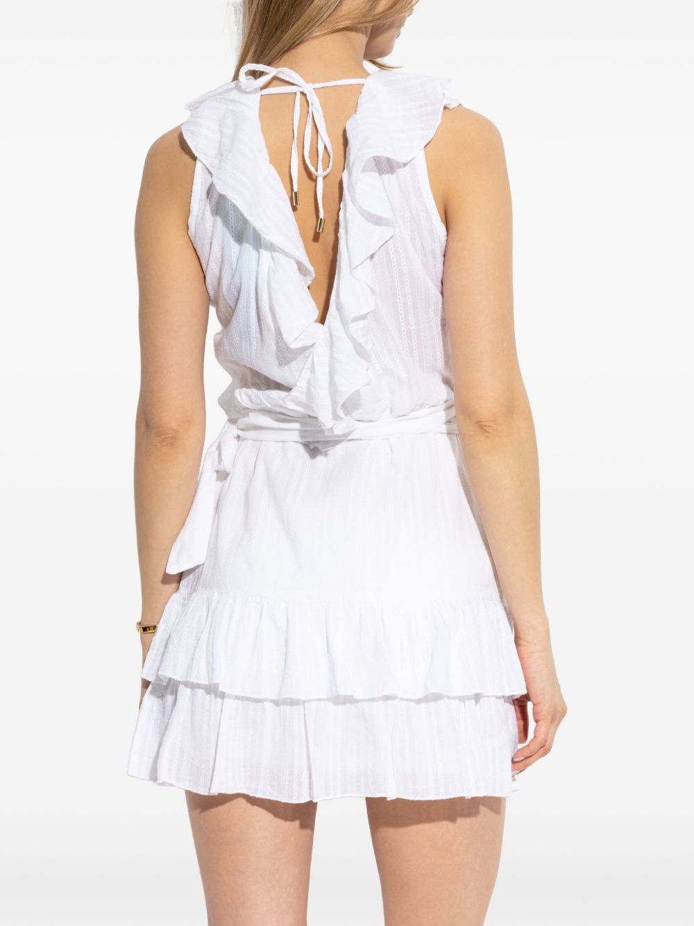 ruffled mini dress - 4