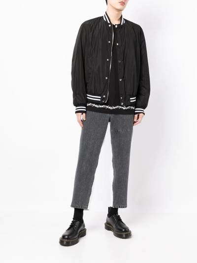 UNDERCOVER panelled cropped trousers outlook