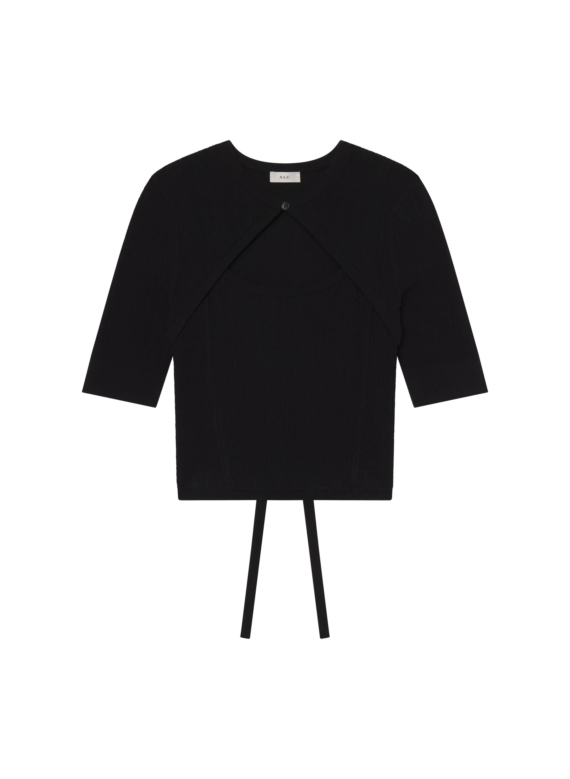 Loma Fine Cotton Knit Top - 1