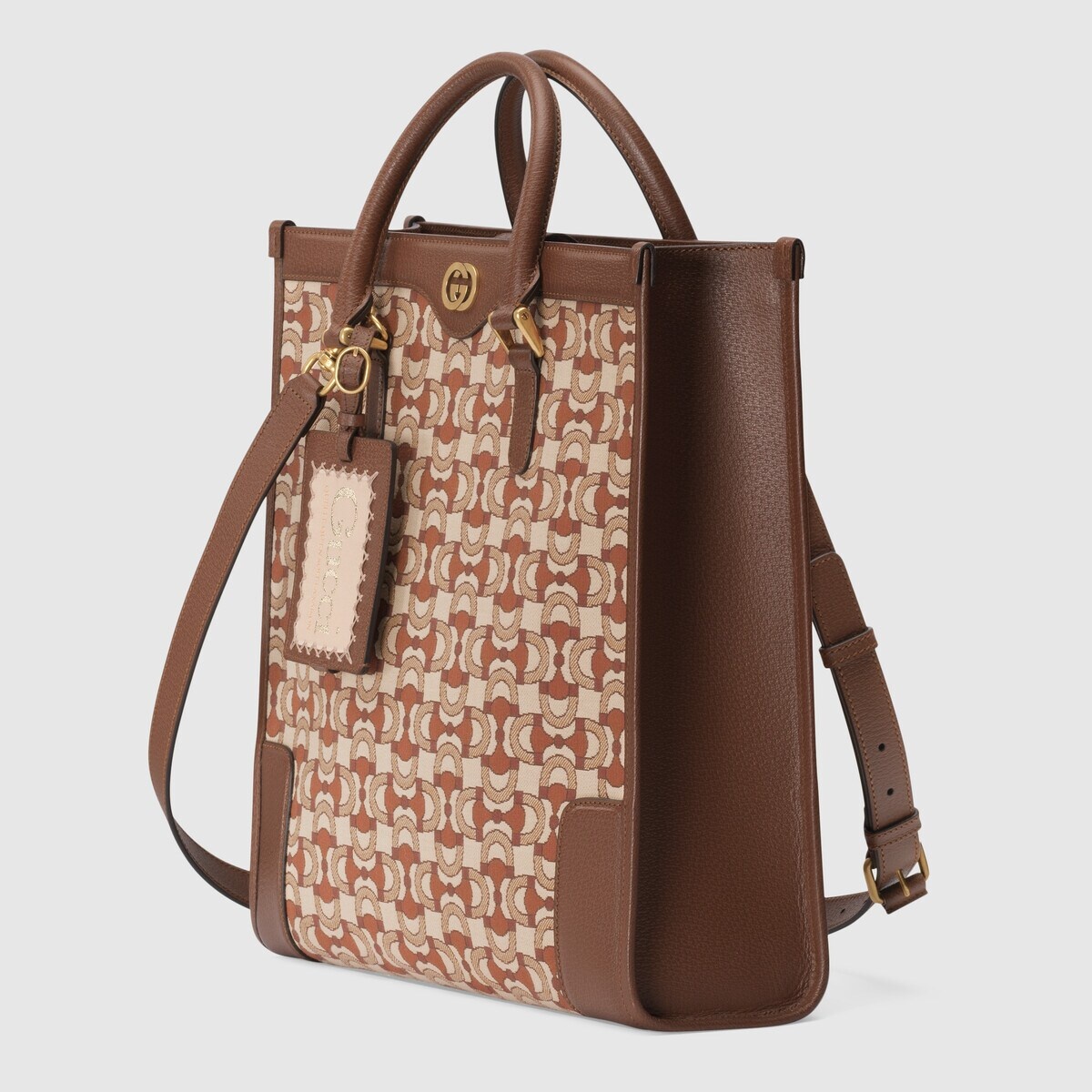 Interlocking G Horsebit jacquard tote - 2
