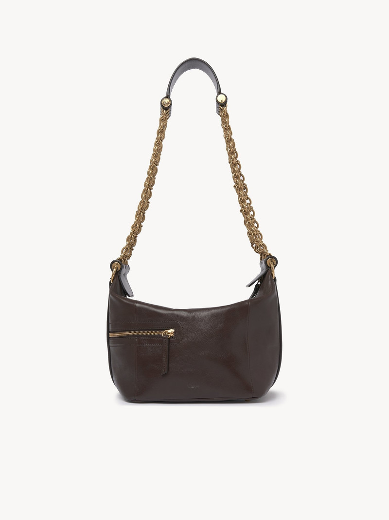 CAMERA CHAIN BAG IN SHINY LEATHER - 1