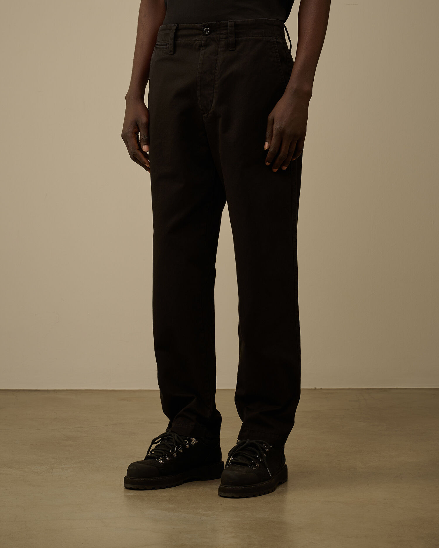 Cotton Gabardine Regular Chino Pants - 3