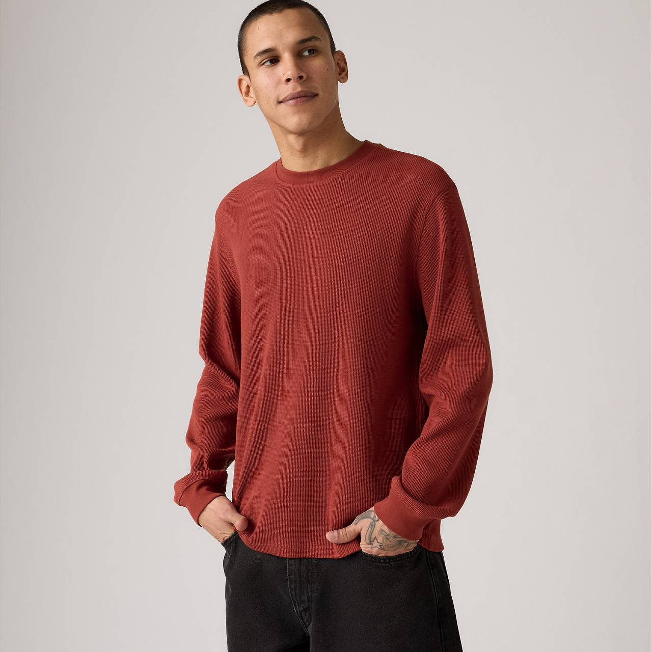 LONG-SLEEVE STANDARD FIT THERMAL SHIRT - 3