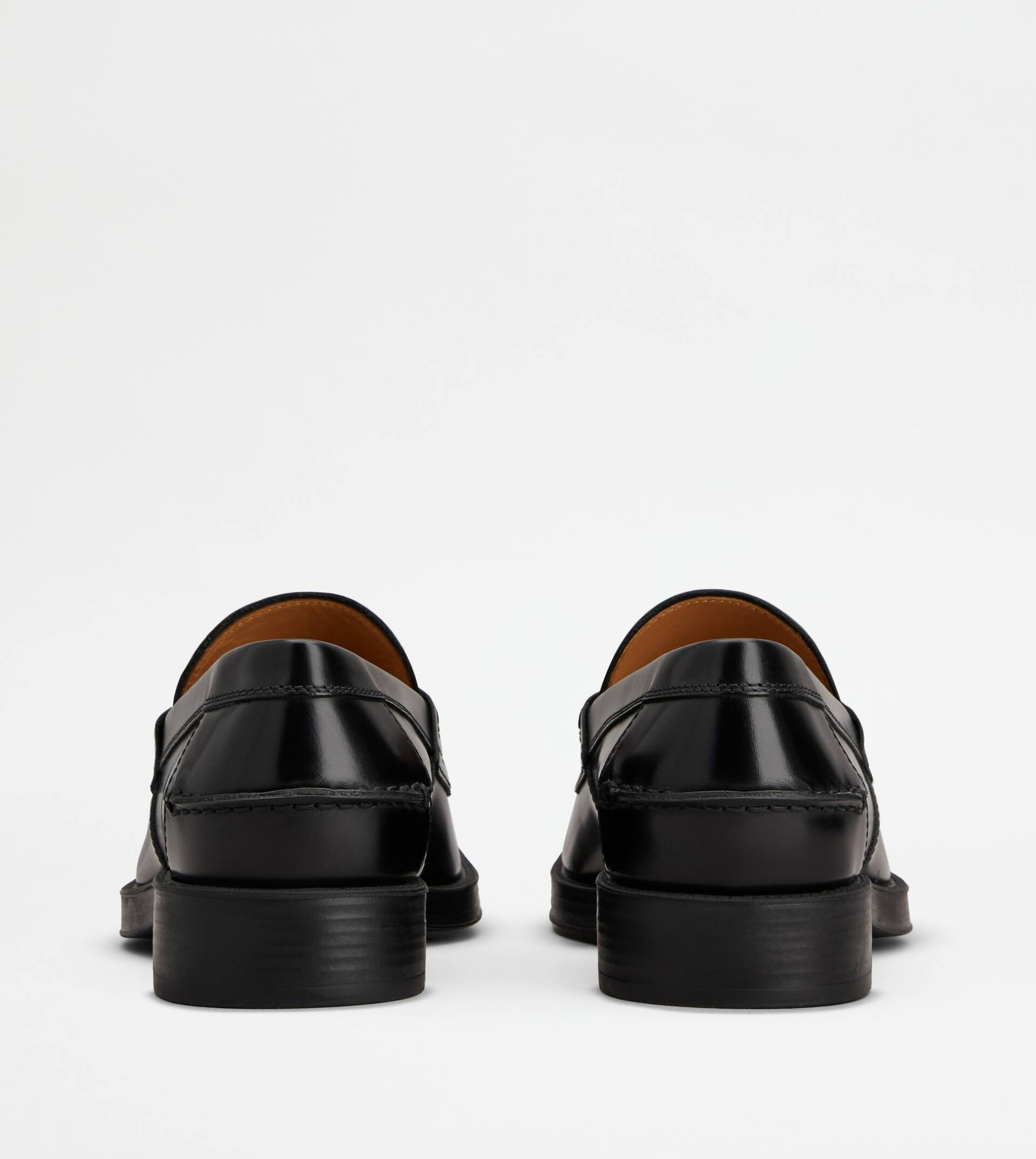 LOAFERS IN LEATHER - BLACK - 3