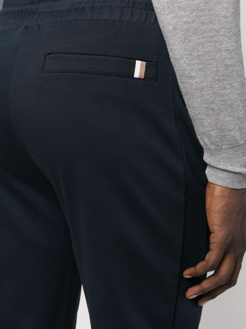 logo-patch slim track trousers - 5
