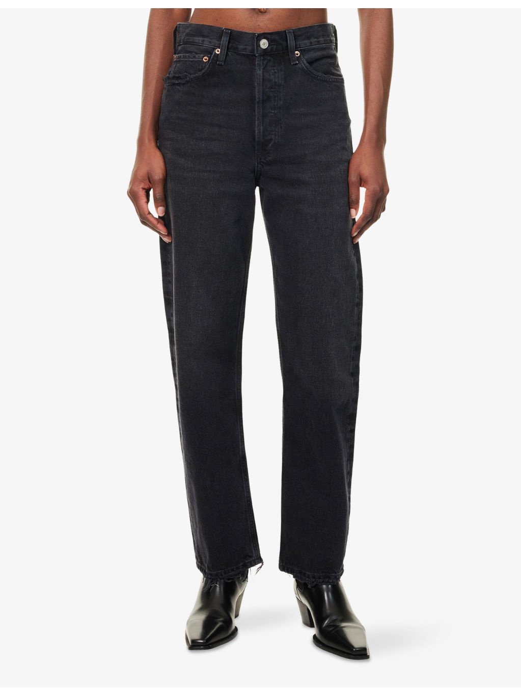 90's Mid-Rise Loose-Fit Denim Jeans - 3