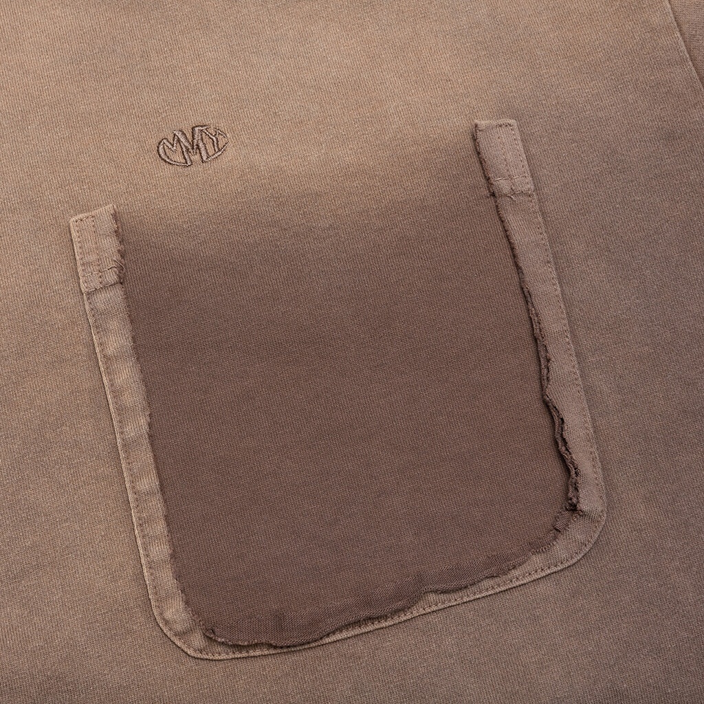 SUN FADED TEE - BROWN - 4