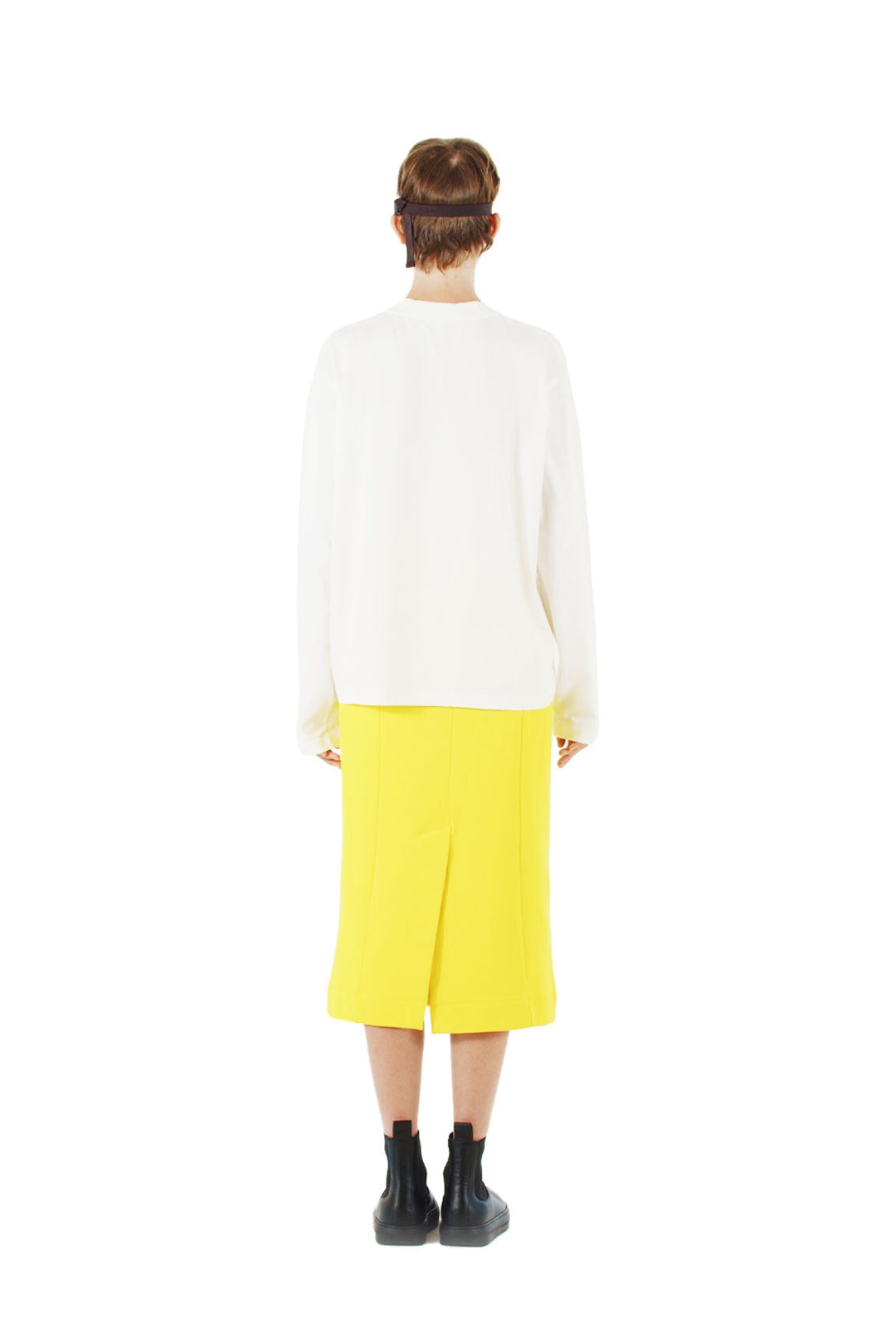 KAINE FRAME PRINT LONGSLEEVE T-SHIRT / cream - 2