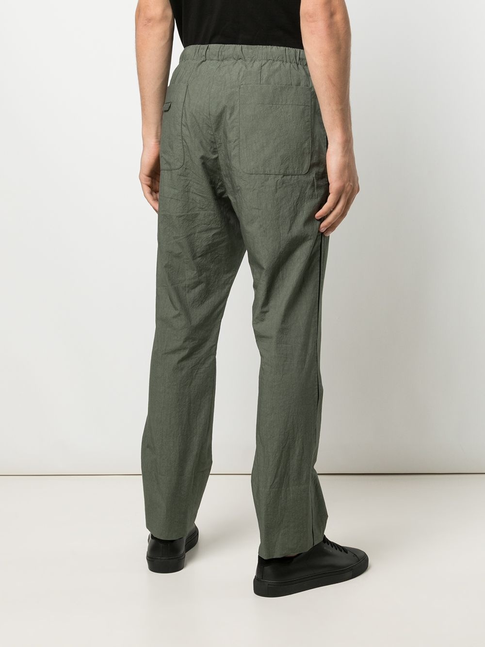 drawstring-waist trousers - 4