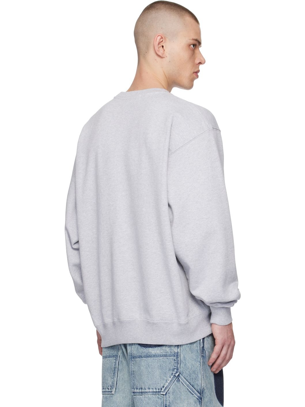 Gray Graphic Sweatshirt - 3