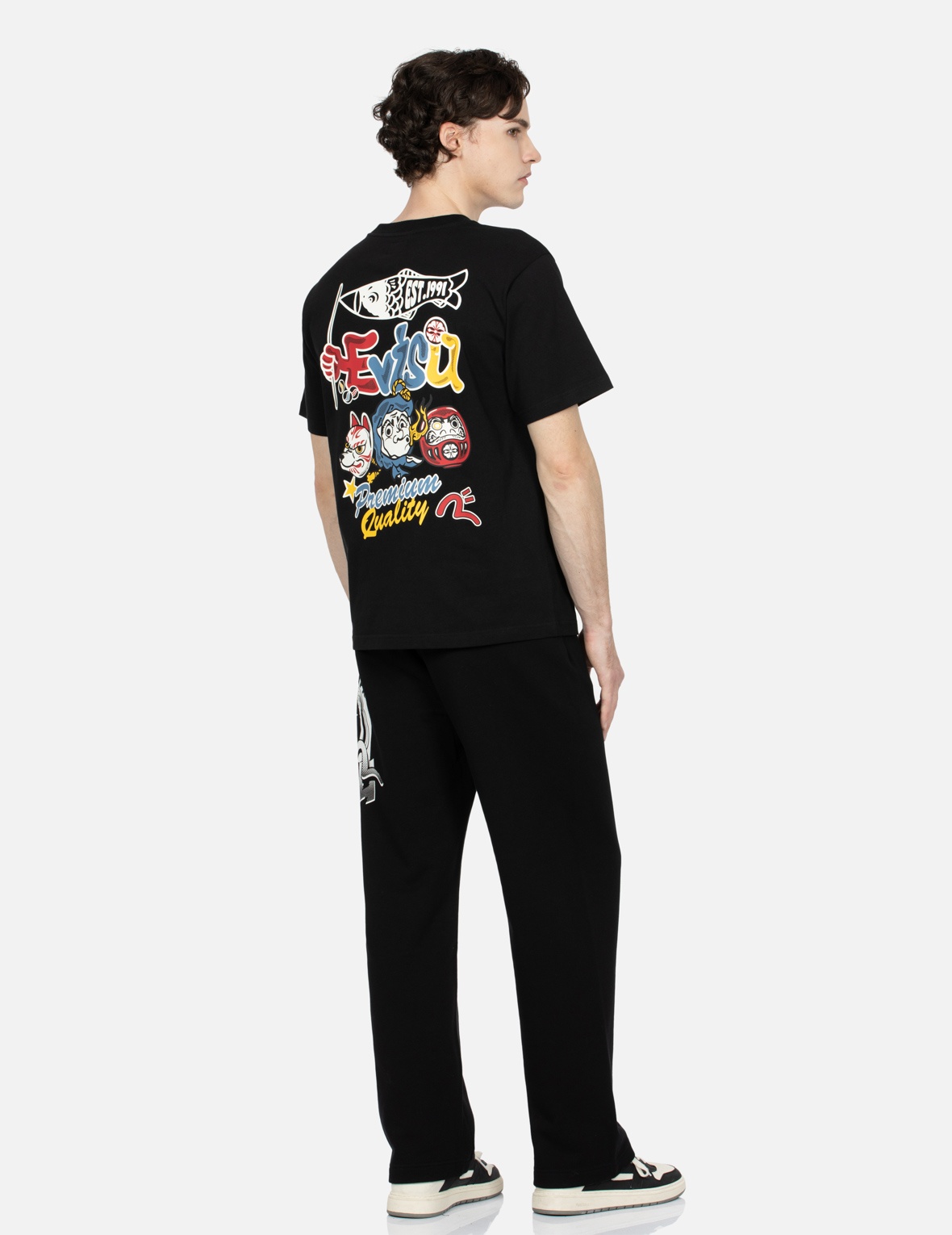 POP ART GODHEAD PRINT STRAIGHT-LEG SWEATPANTS - 4